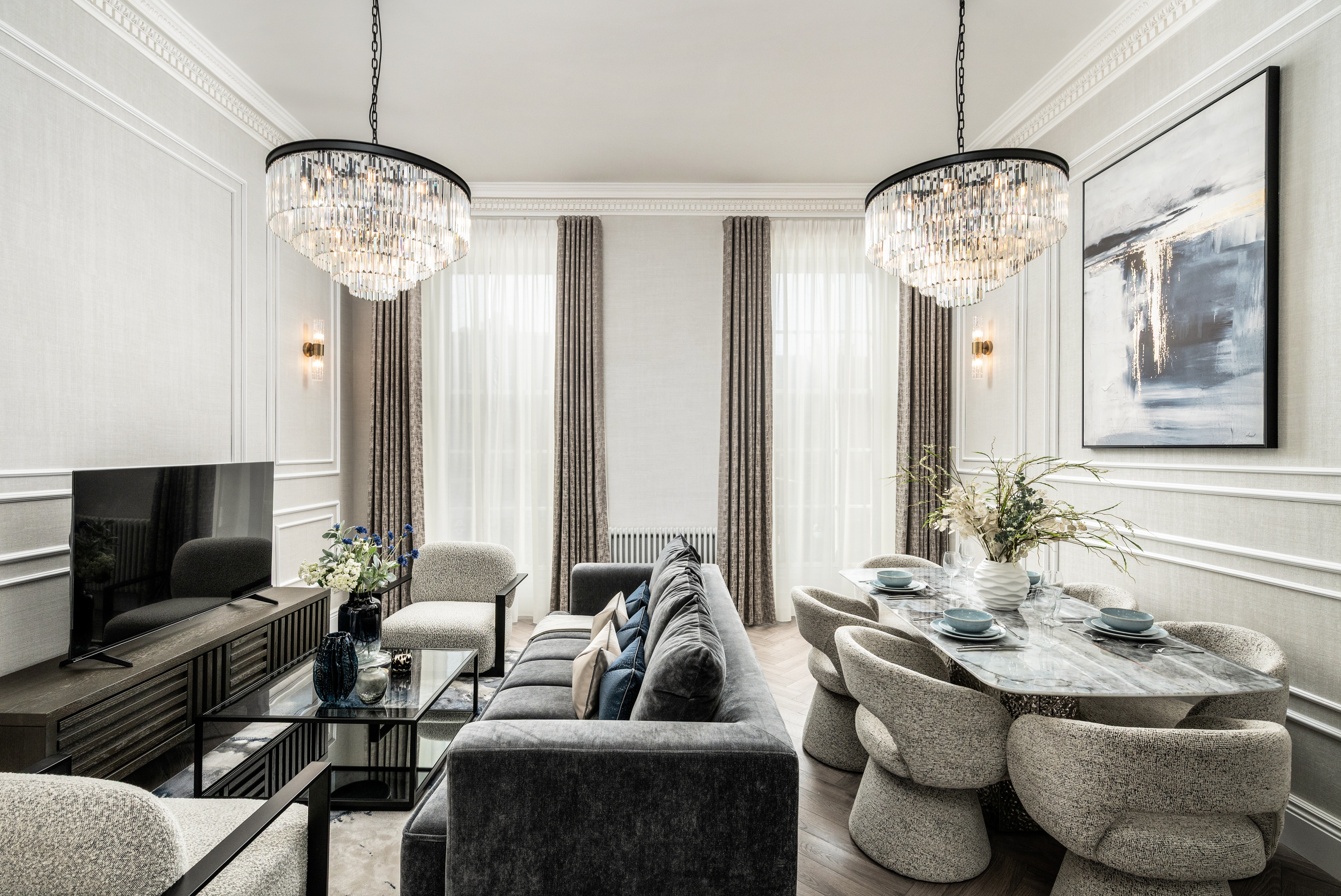 Apartment Helm Fraoch Hillside Edinburgh: Luxury 2-Bedroom Apartment with Spa and Air-Con in Hillside Edinburgh