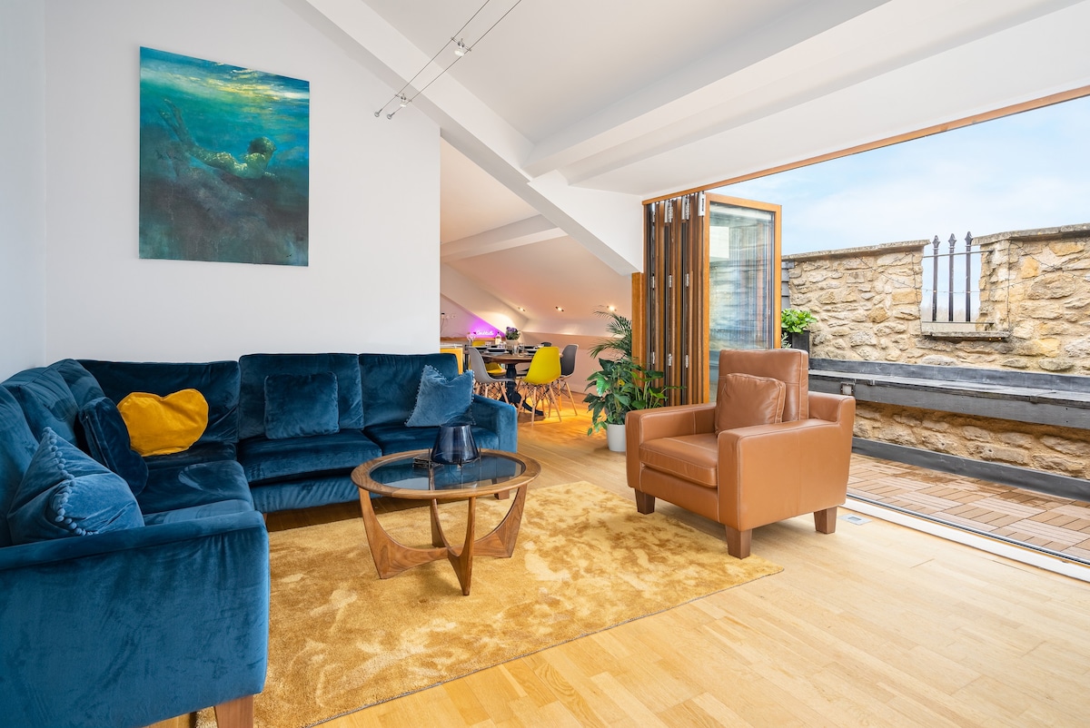 Apartment Helm Fraoch Widcombe Bath: Luxury 2-Bedroom Apartment with Spa and Private Parking, Bath