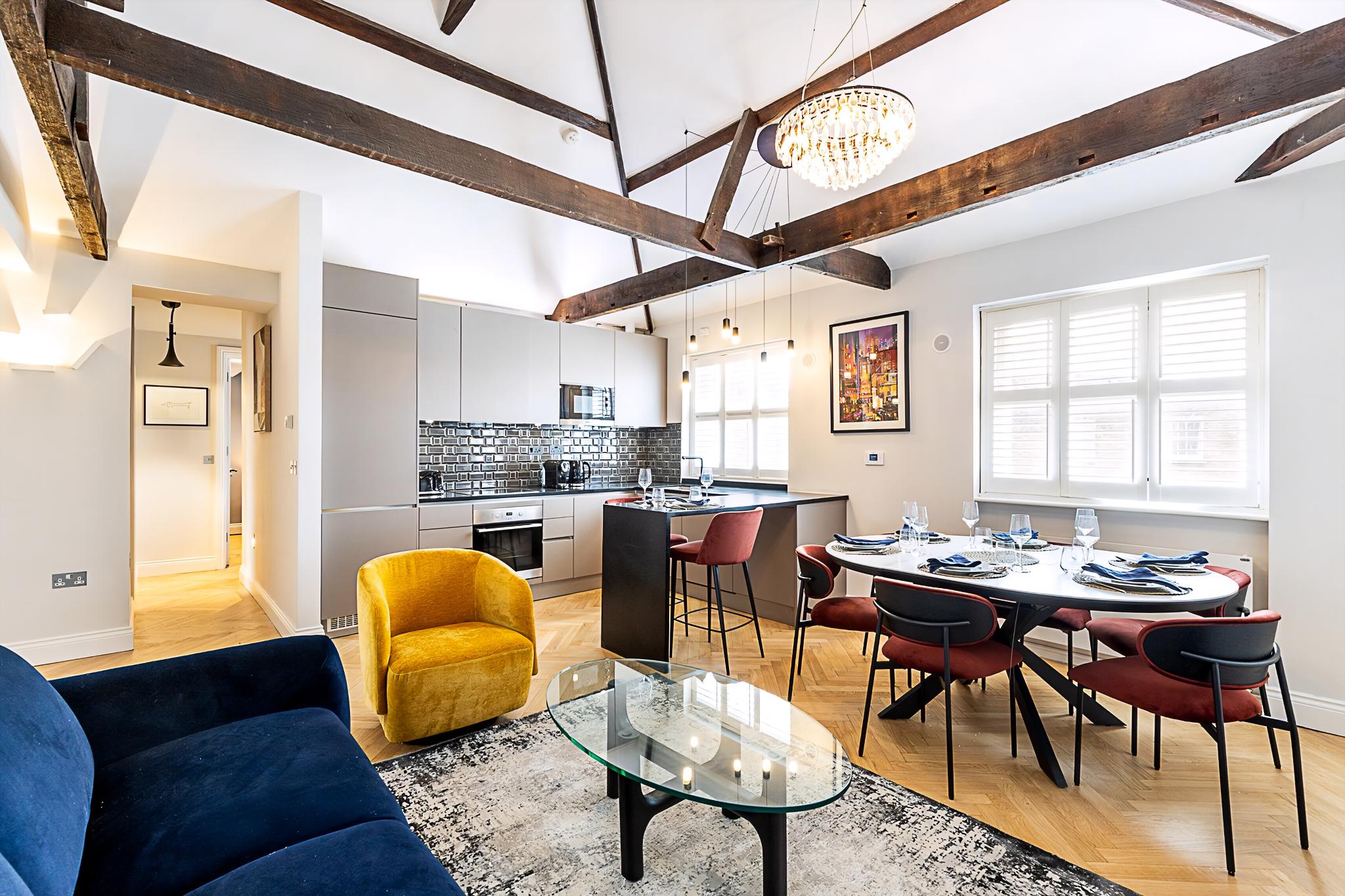 Apartment Helm Frazer Marylebone: Luxury 3-Bedroom Apartment with Spa Sauna, Marylebone London