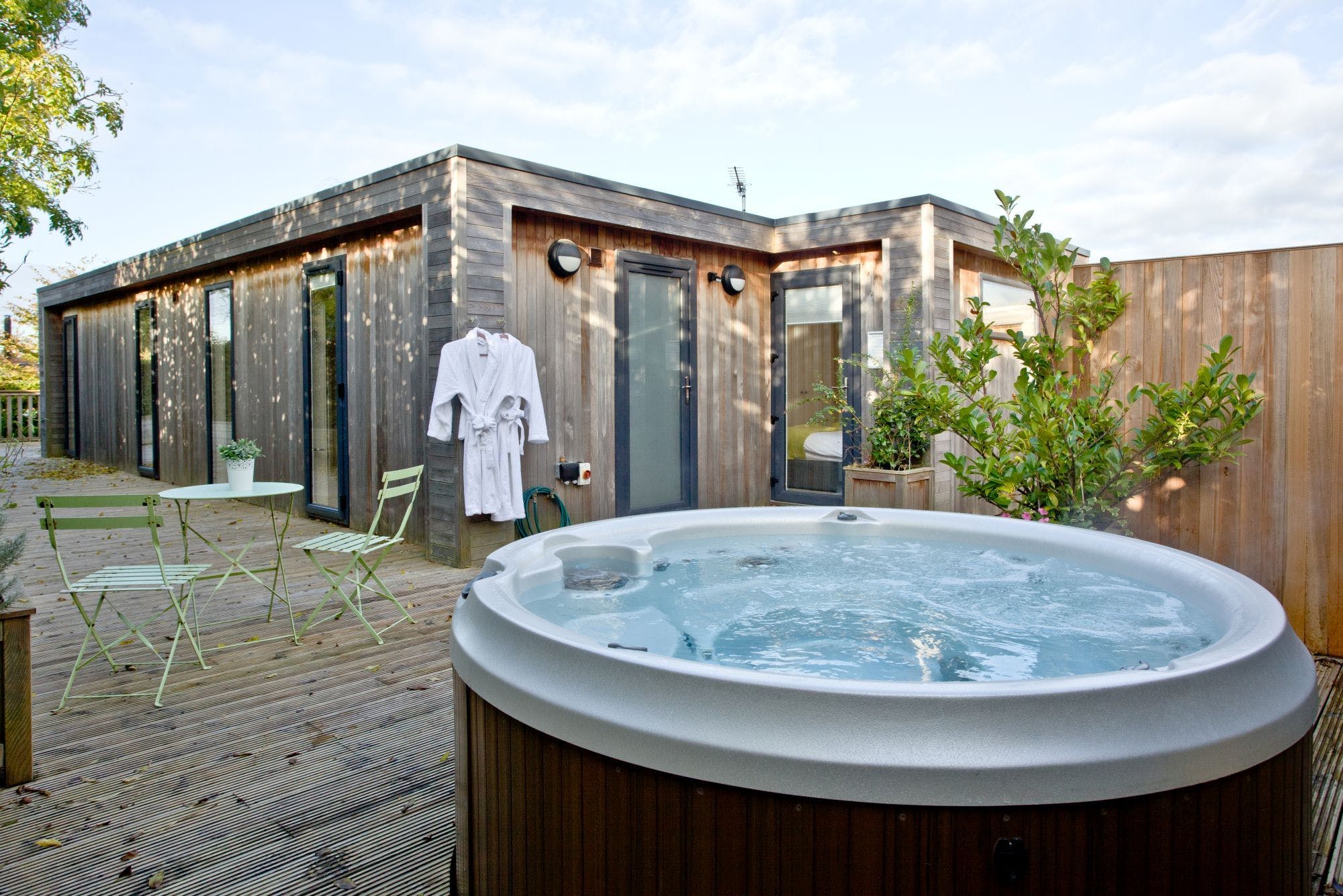 Apartment Helm Heather Cheddar: Luxury 2-Bedroom Apartment with Hot Tub and Spa in Somerset