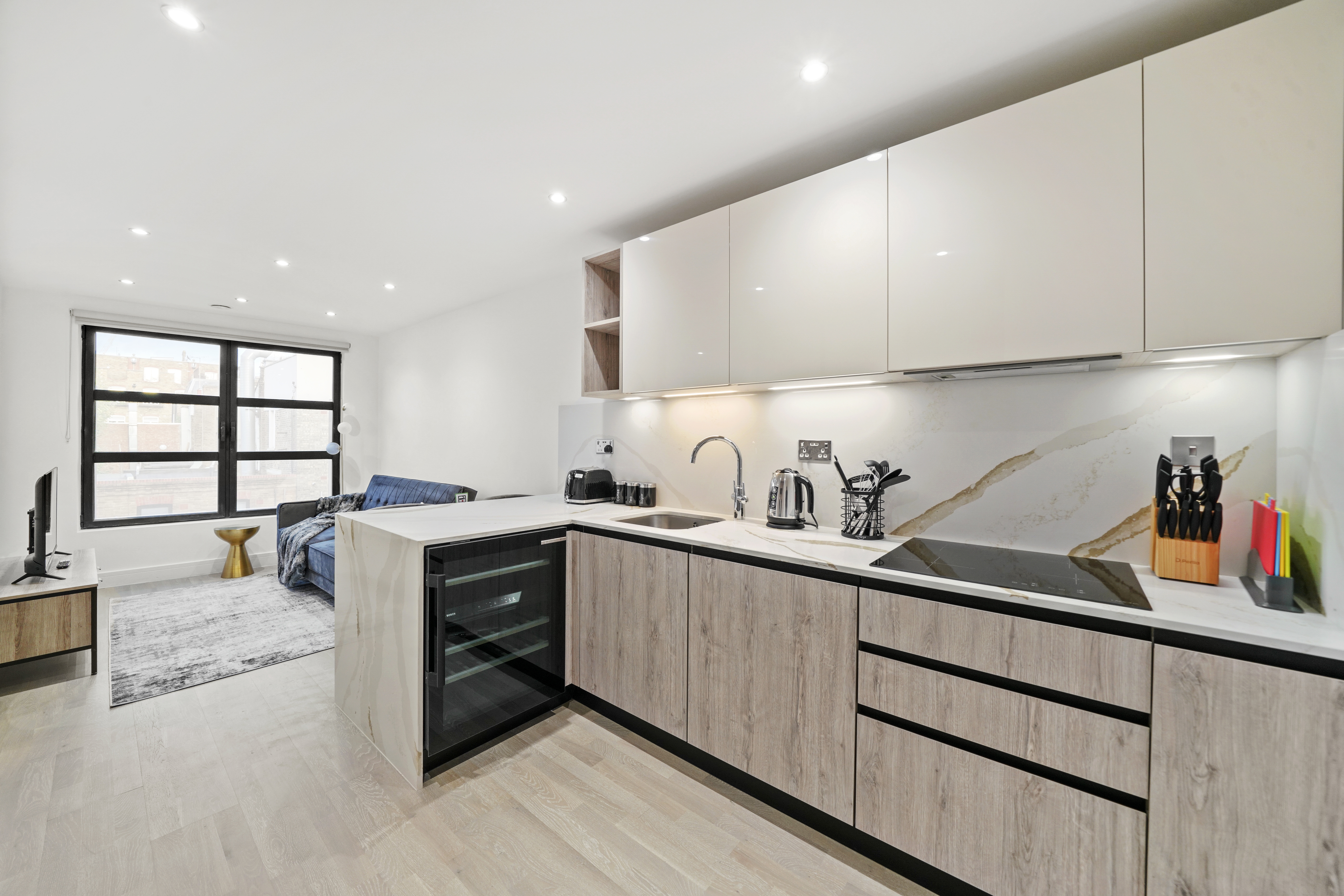 Apartment Helm Heather Primrose: Luxury 1-Bedroom Apartment with Spa Sauna in Camden Town, London