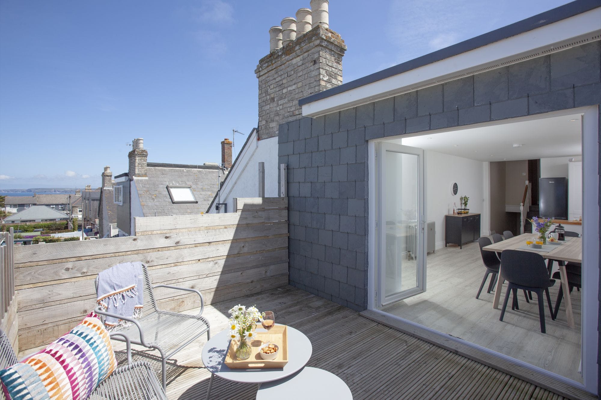 Apartment Helm Heather Tolcarne: Luxury 4-Bedroom Apartment with Sea Views and Spa, Newquay Cornwall