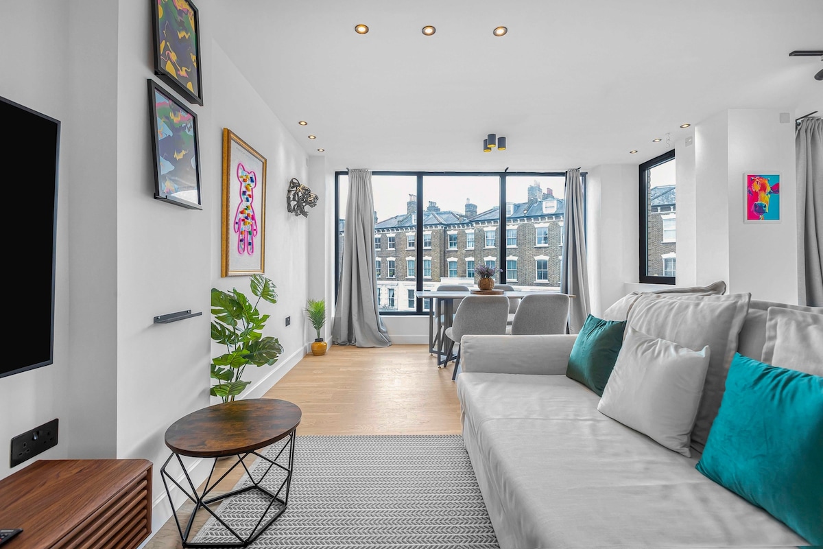 Apartment Helm Rowan Gospel Oak: Luxury 2-Bedroom Apartment with Private Parking and Balcony, Kentish Town
