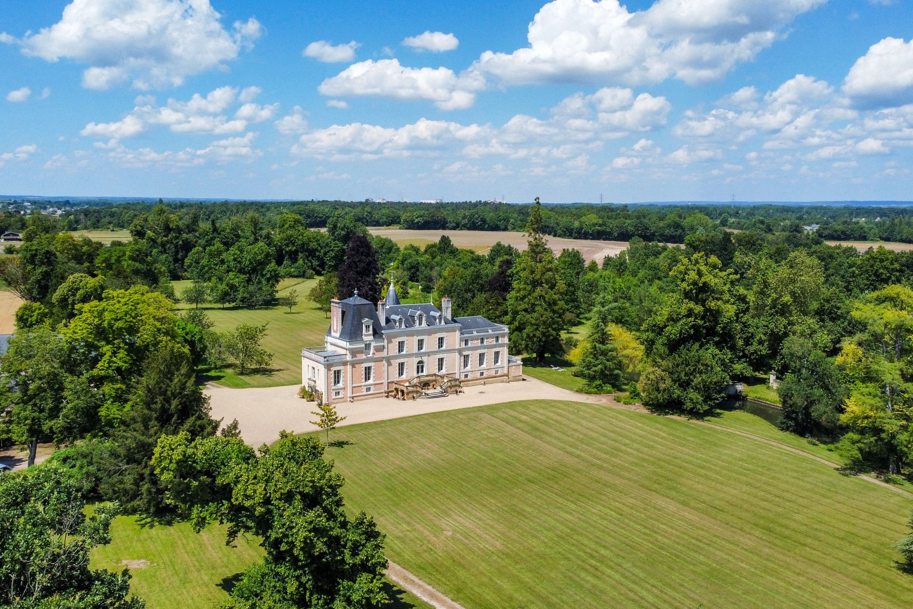 Château Améthyste Rousseau Bordeaux: 8-Bedroom Chateau with Spa, Tennis Court & Parkland in Loire
