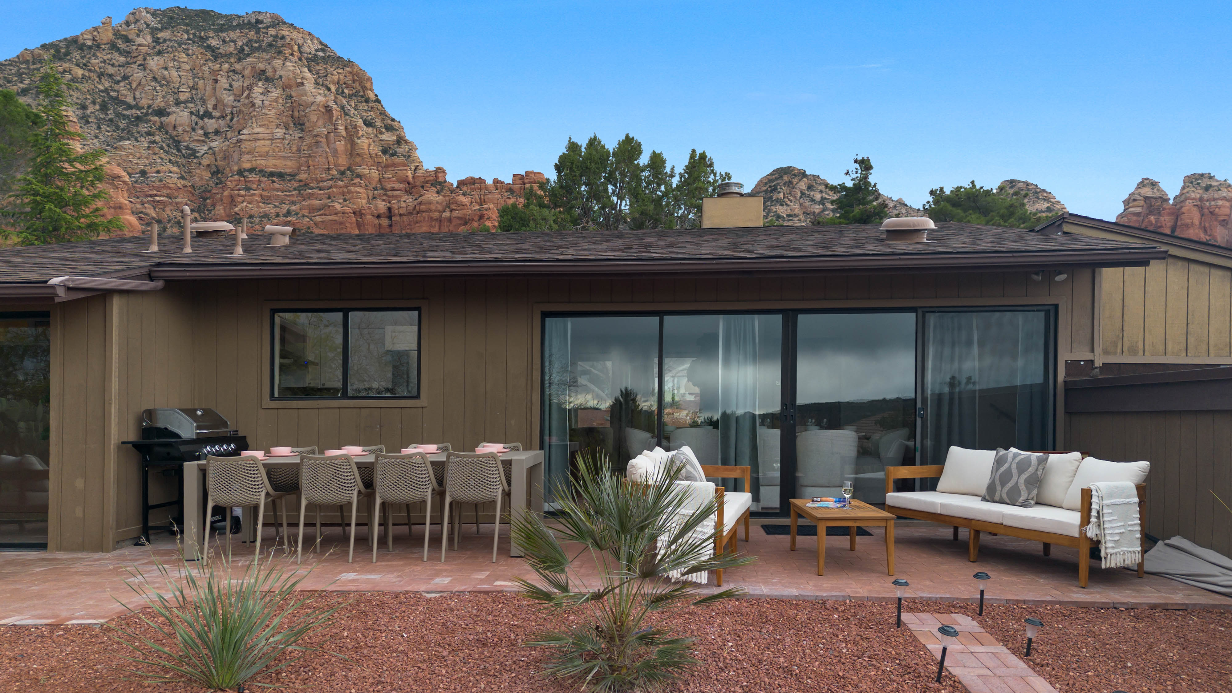 Cottage Chrysos Airport Mesa Sedona: Luxury 3-Bedroom Villa with Spa and Private Parking, Sedona
