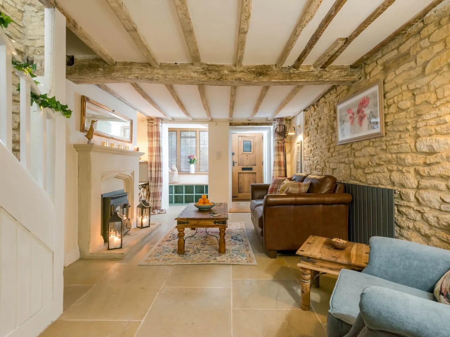 Cottage Helm Frazeley Stow-on-the-Wold: Charming 3-Bedroom Holiday Cottage with Spa and Private Parking in Stow-on-the-Wold