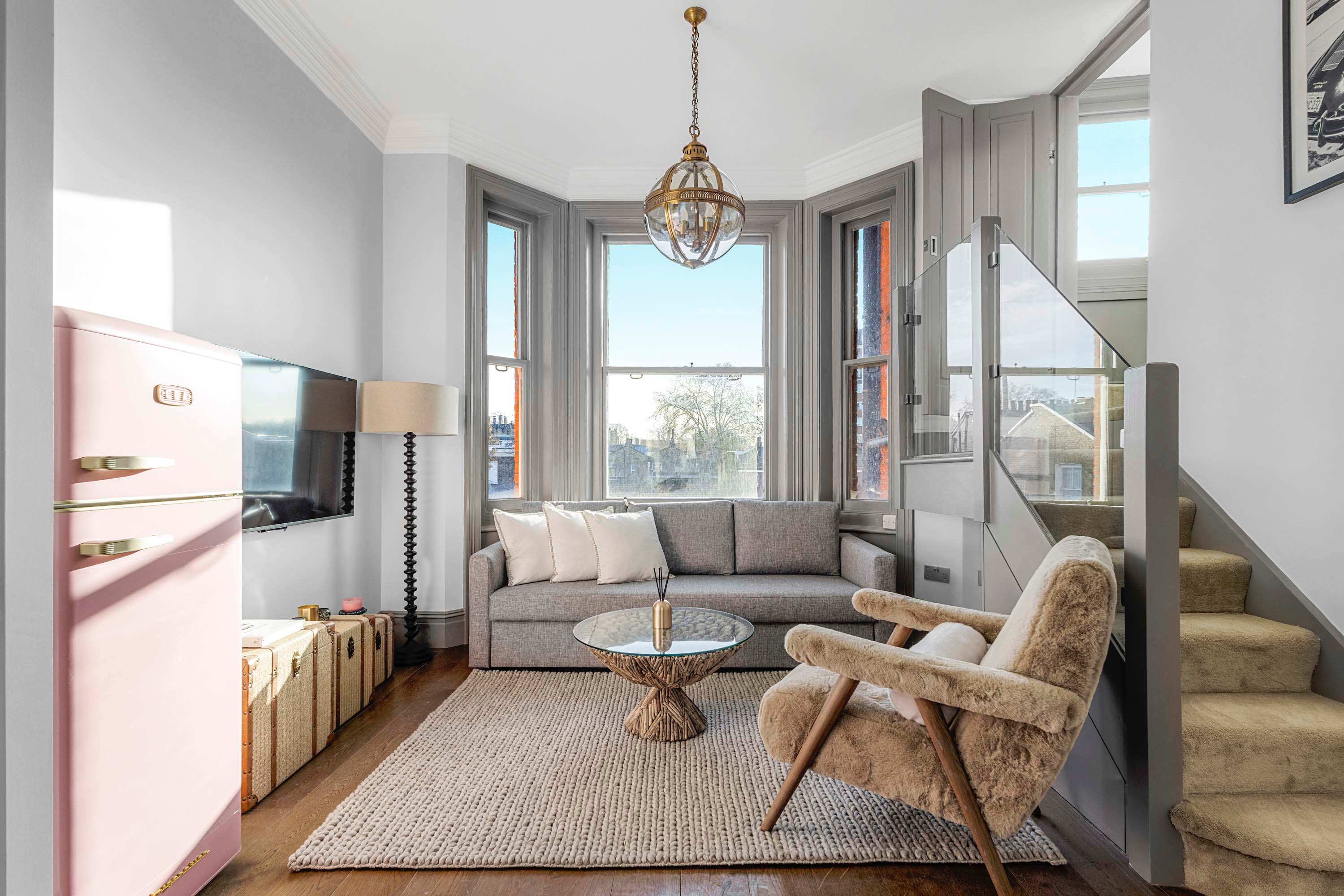 House Gregale Brompton Chelsea: Luxury 1-Bedroom Apartment with Family-Friendly Features in Chelsea, London