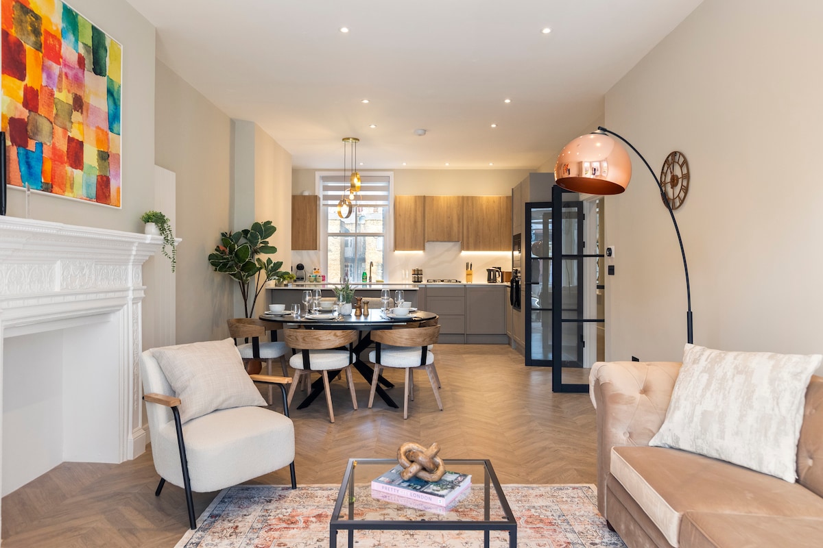 House Gregale Castellan Maida Vale: Luxury 3-Bedroom Apartment with Spa Sauna in Maida Vale, London