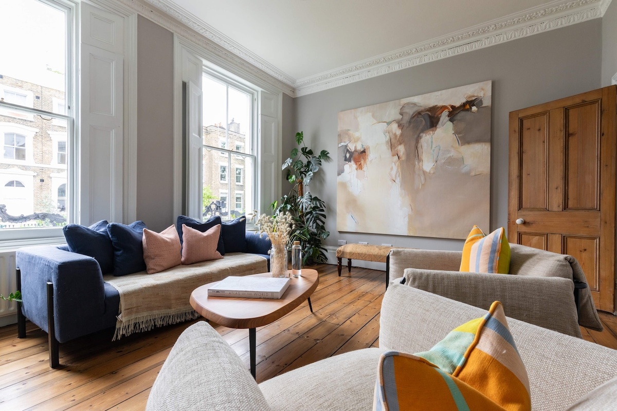 House Gregale De Beauvoir Islington: Spacious 5-Bedroom Townhouse with Private Garden and Gym, Islington London