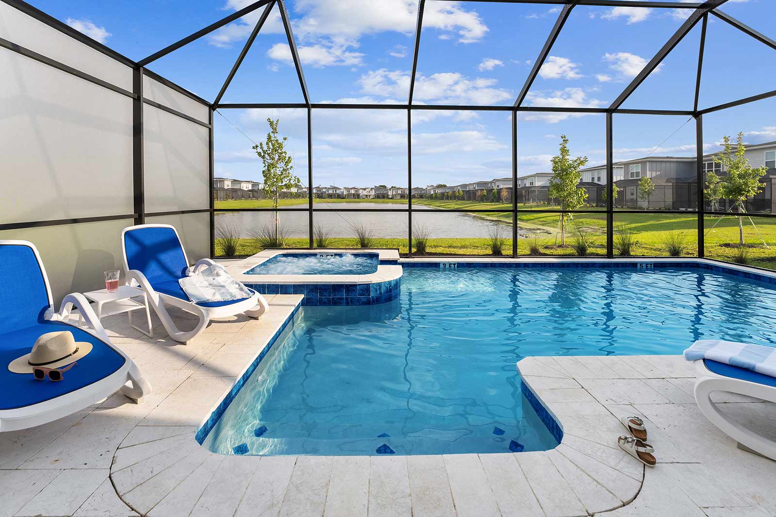 House Harmattan Clarcona OrangeCounty: Luxury 7-Bedroom House with Pool and Spa in Orange County