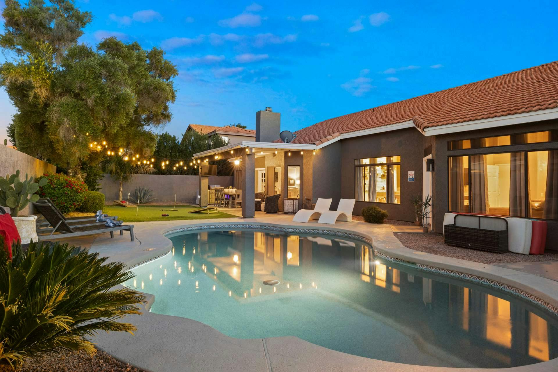 House Harmattan Grayhawk Scottsdale: Luxury 5-Bedroom House with Heated Pool and Spa, Scottsdale