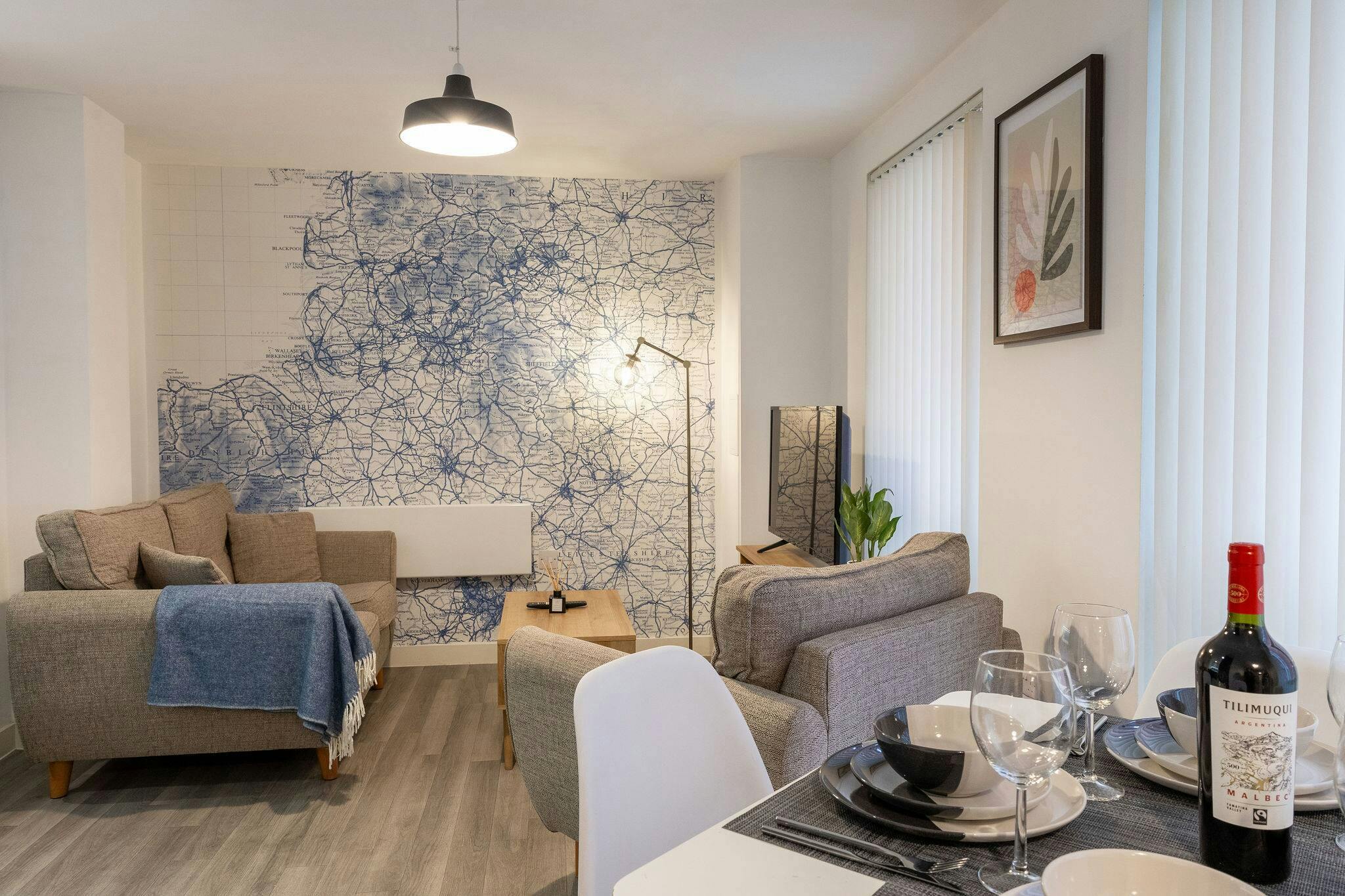 House Helm Heather Ancoats: Luxury 3-Bedroom Apartment with Hot Tub and Spa, Manchester