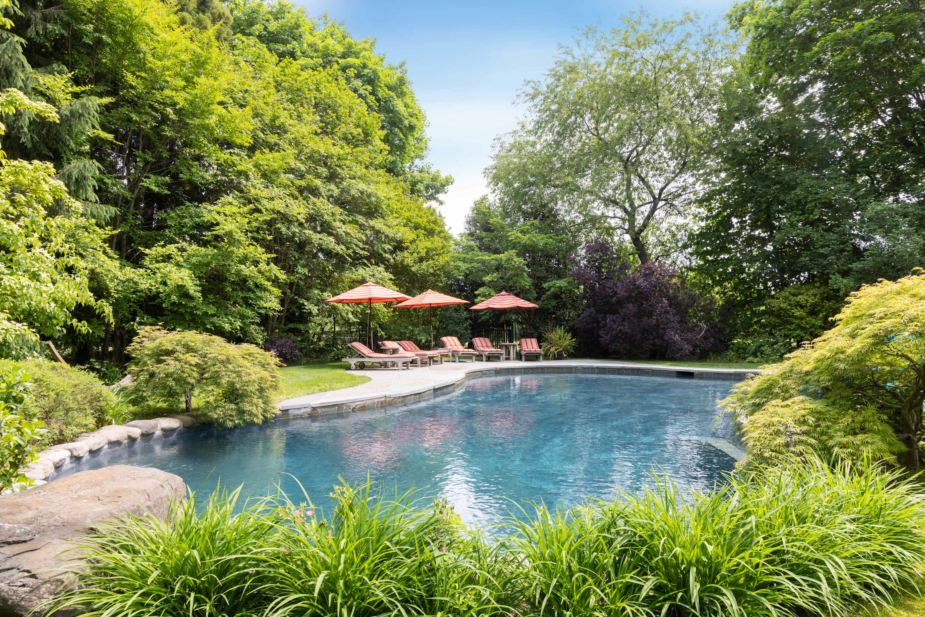 House Helm Mecox Bridgehampton: Luxury 4-Bedroom House with Private Pool and Seaviews, Bridgehampton