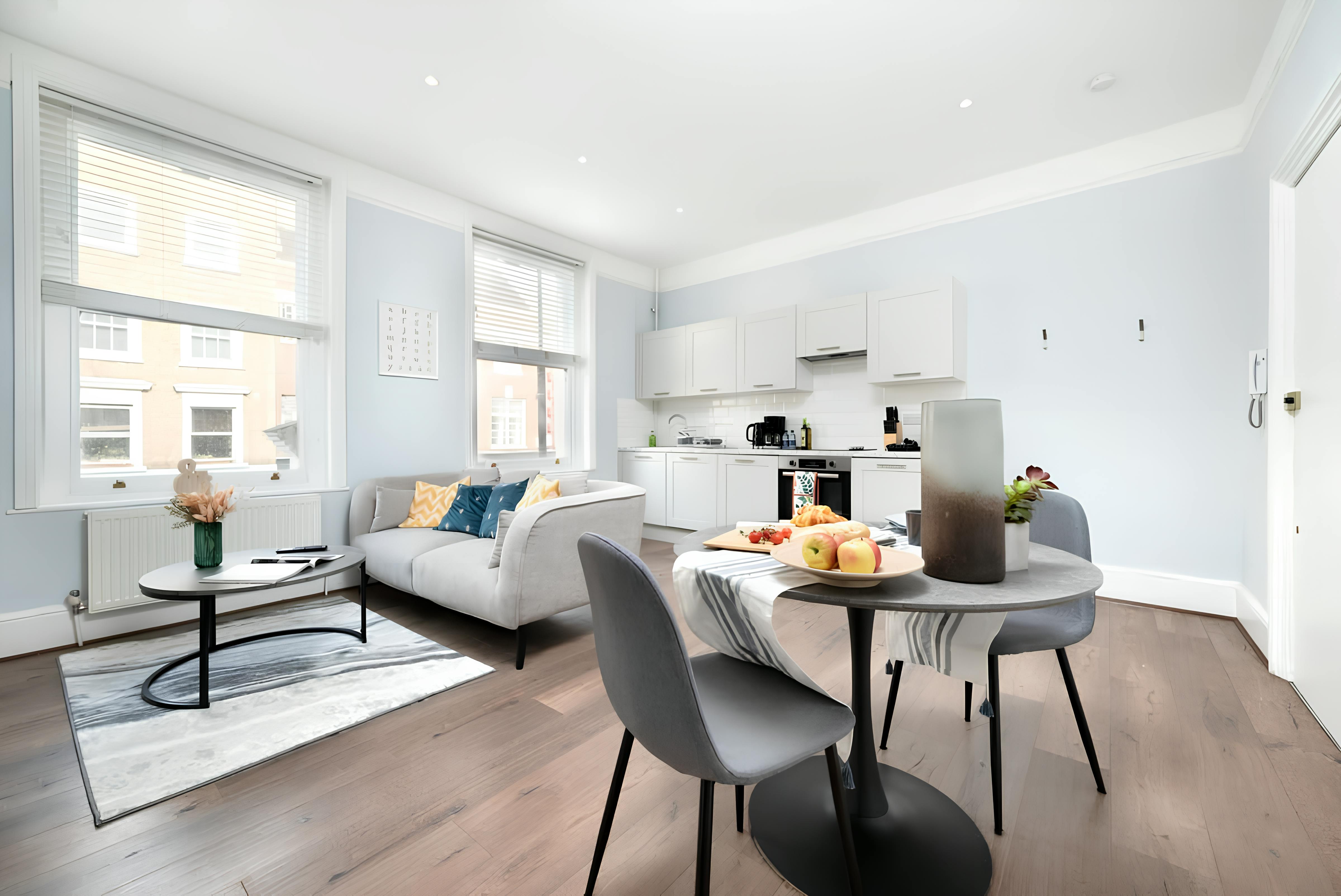 House Thymari Maple Street Fitzrovia: Luxury 1-Bedroom Townhouse Rental with Family-Friendly Features, Fitzrovia London
