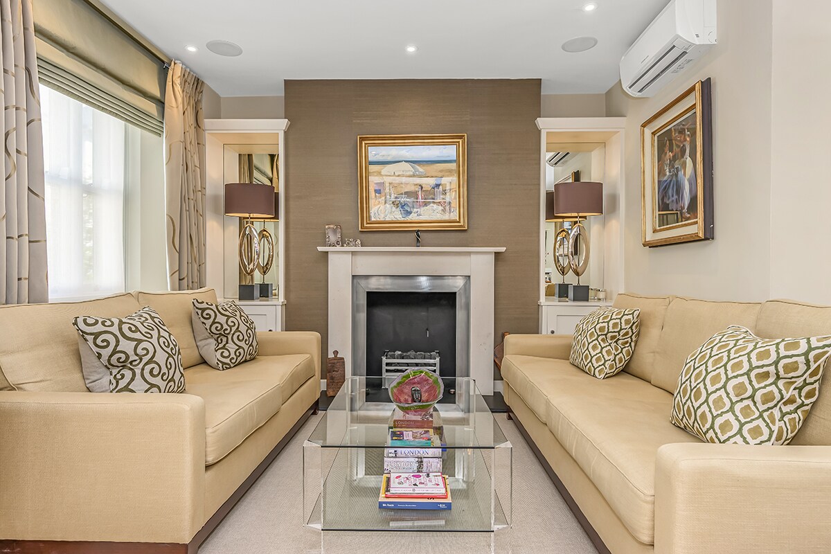 House Helm Rowfant Holland Park: Luxury 4-Bedroom Townhouse with Gym, Spa, and Private Parking in Holland Park, London
