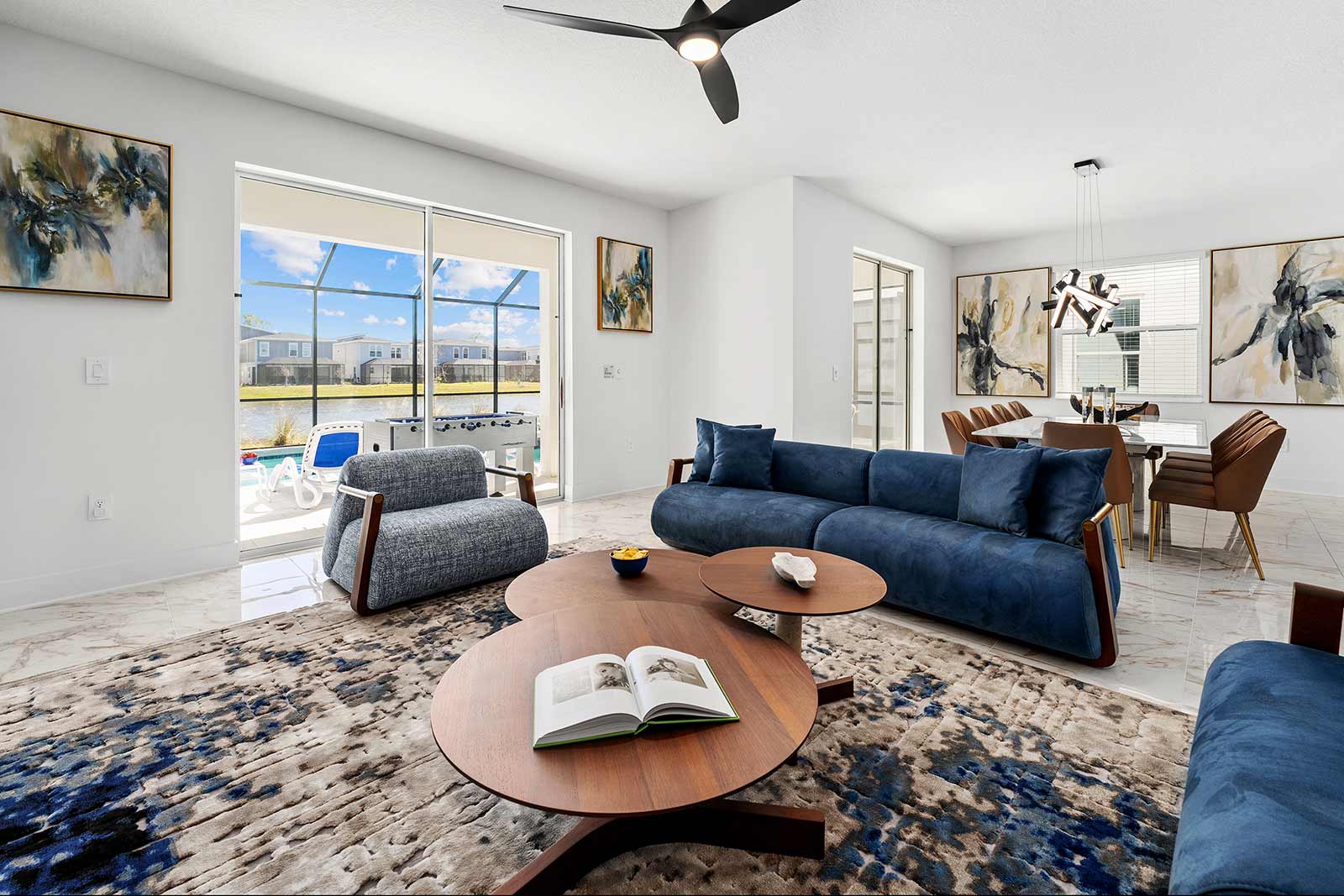 House Safran Maitland OrangeCounty: Luxury 7-Bedroom Villa with Private Pool and Spa, Orange County Florida