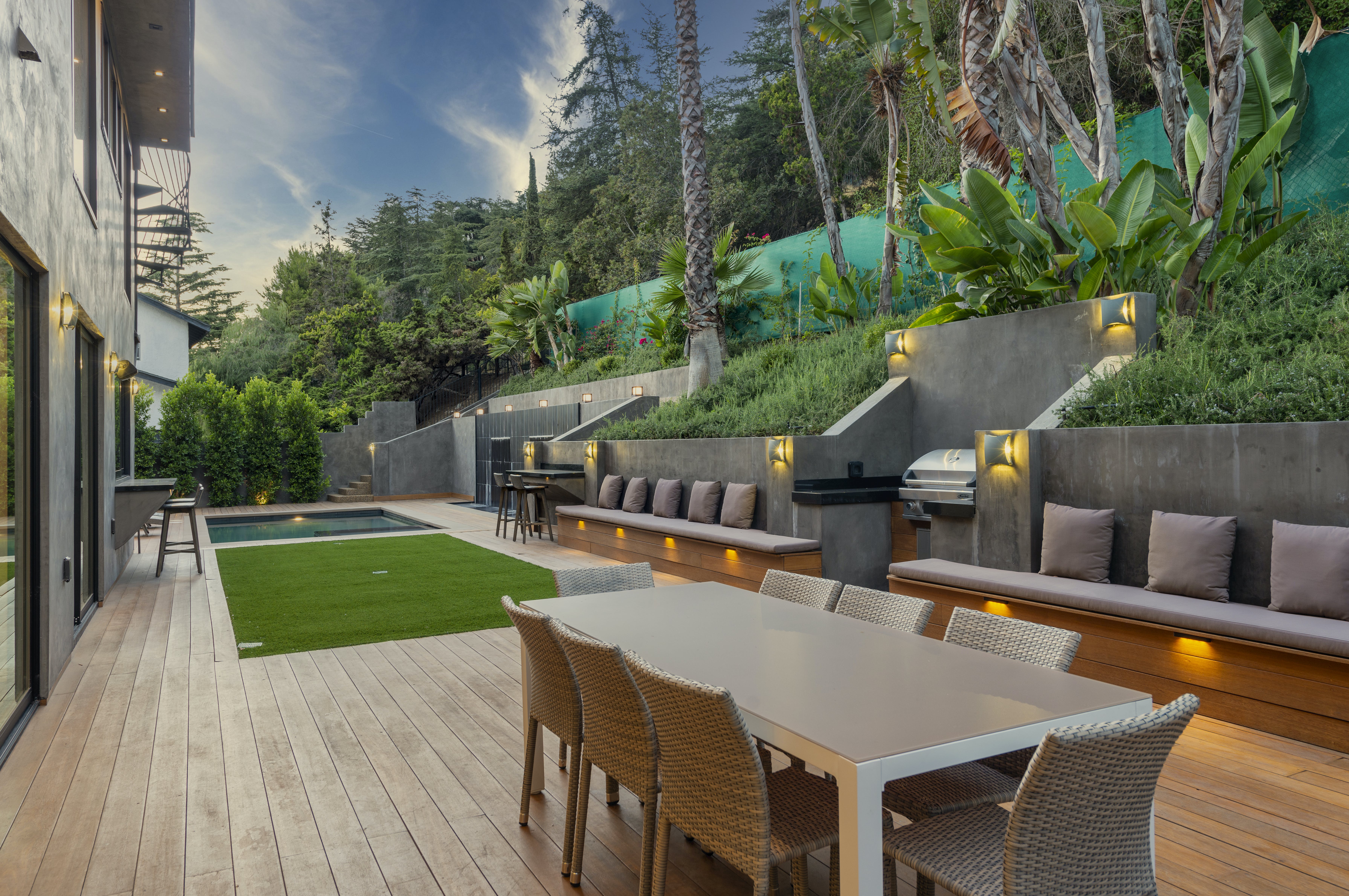 House Safran Nichols Canyon Los Angeles: Luxury 5-Bedroom Villa with Private Pool and Hot Tub, Laurel Canyon