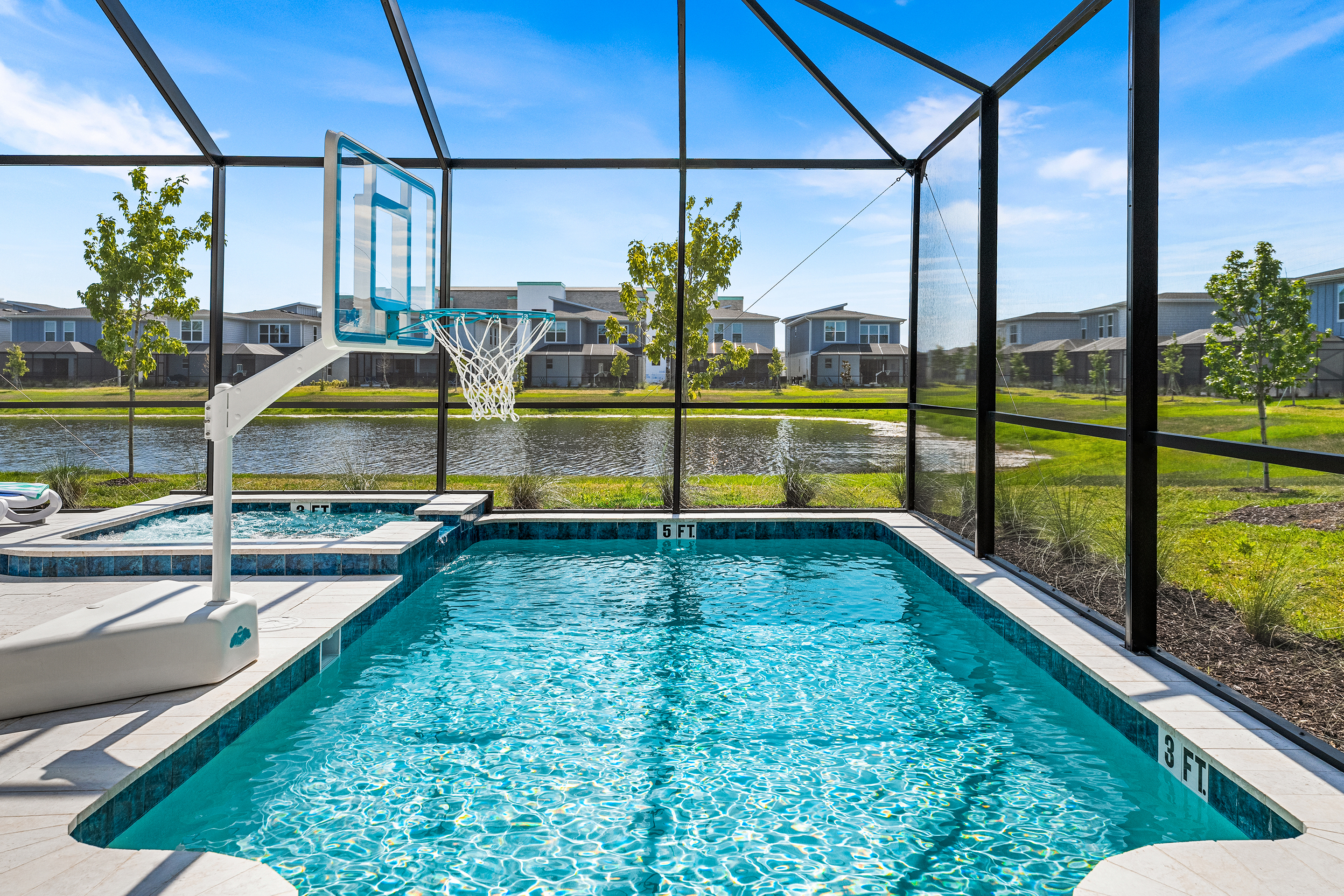 House Safran Wedgefield Orlando: Luxury 6-Bedroom House with Pool and Spa, Orange County