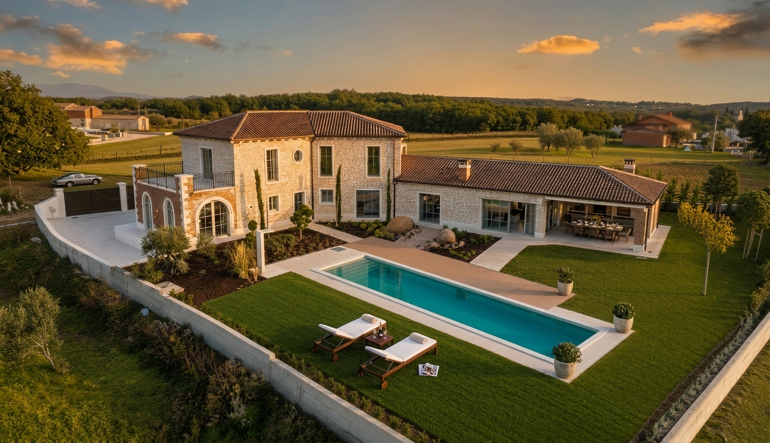 Kuća Srebrna Vižinada Istria: Luxury 5-Bedroom Villa with Private Pool and Parking, Istria