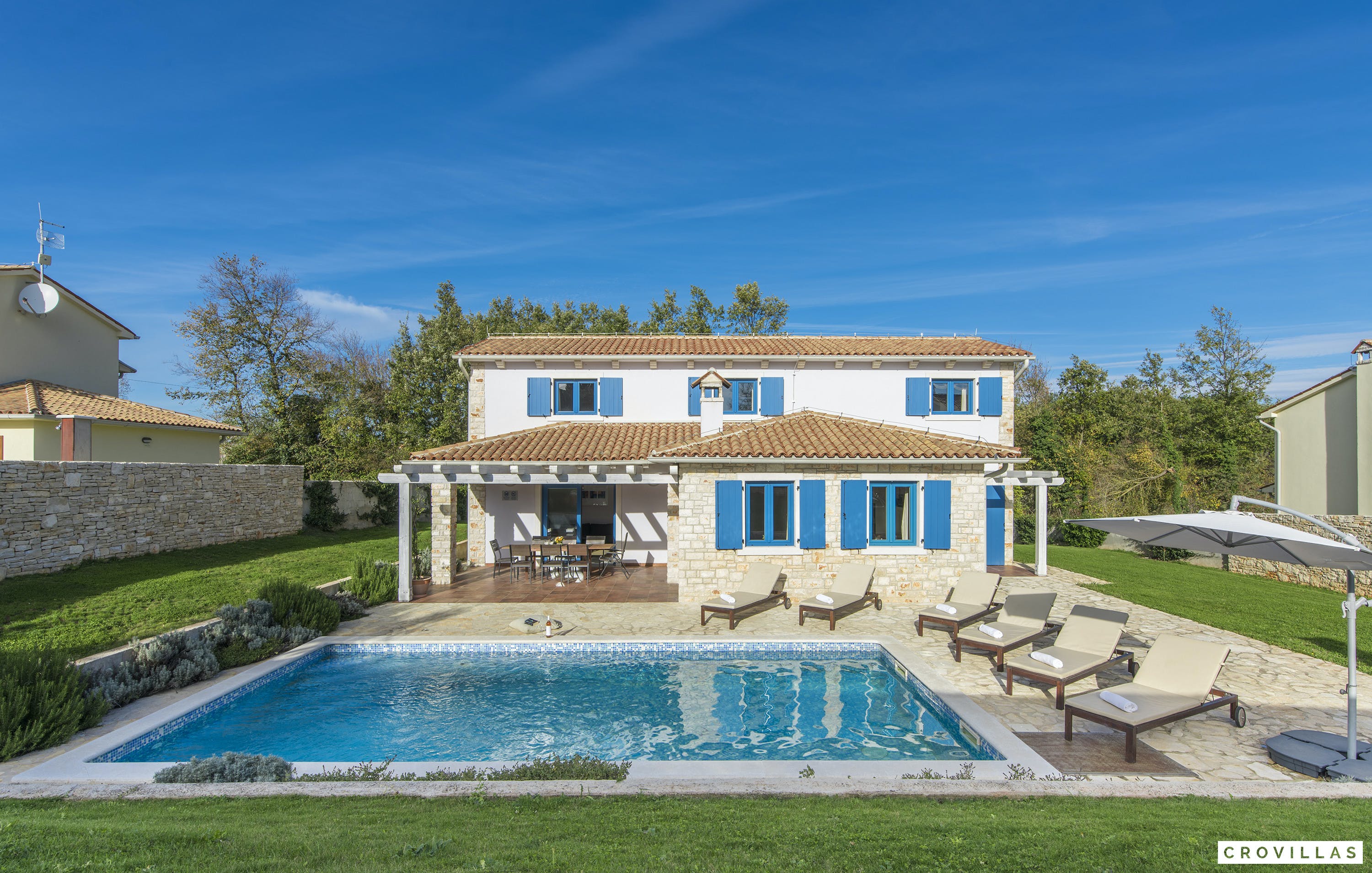Kuća Zlatna Rt Barban: Luxury 4-Bedroom Apartment with Private Pool and Sauna, Barban Istria