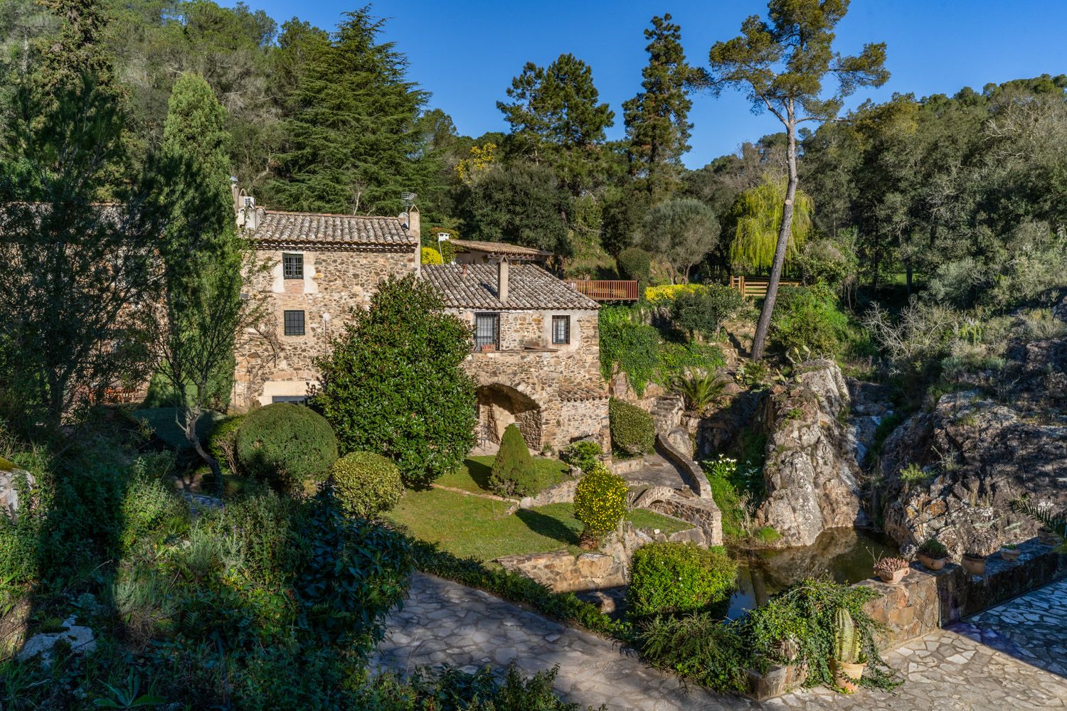Mas Daurada Calella Palafrugell: 6-Bedroom Villa with Private Pool, Tennis Court & Spa near P
