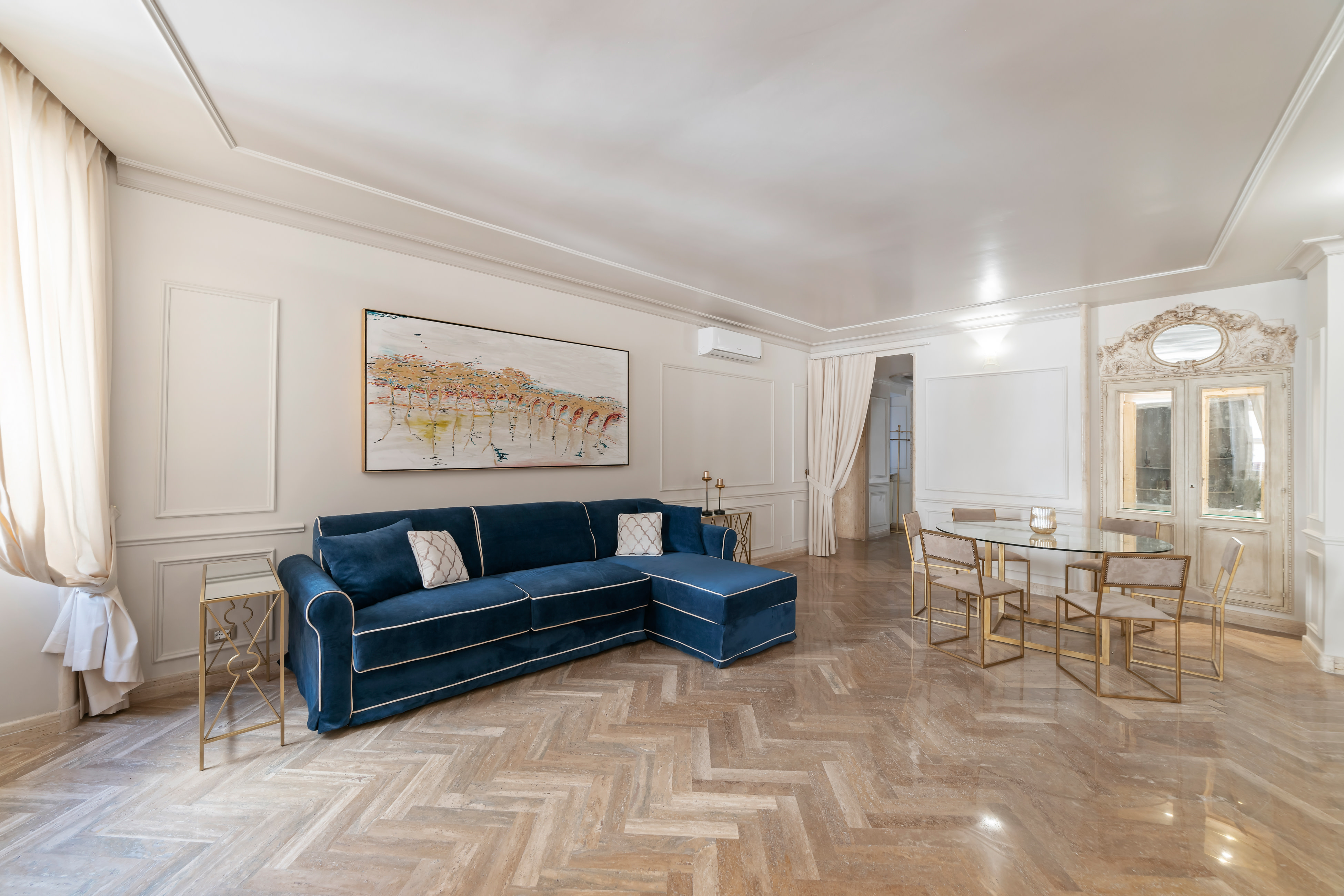Palazzo Ceruleo Borgo Vaticano Roma: Stylish 1-Bedroom Penthouse with Air Conditioning in Rome Borgo