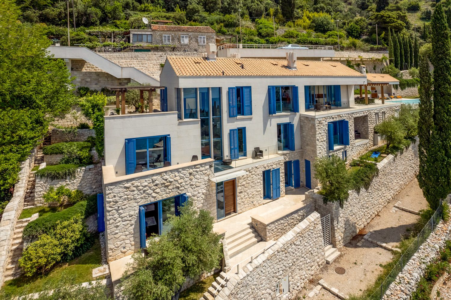Vila Jantarna Marjan Croatia: 4 Bedroom Sea View Villa with Infinity Pool in Dubrovnik Cro
