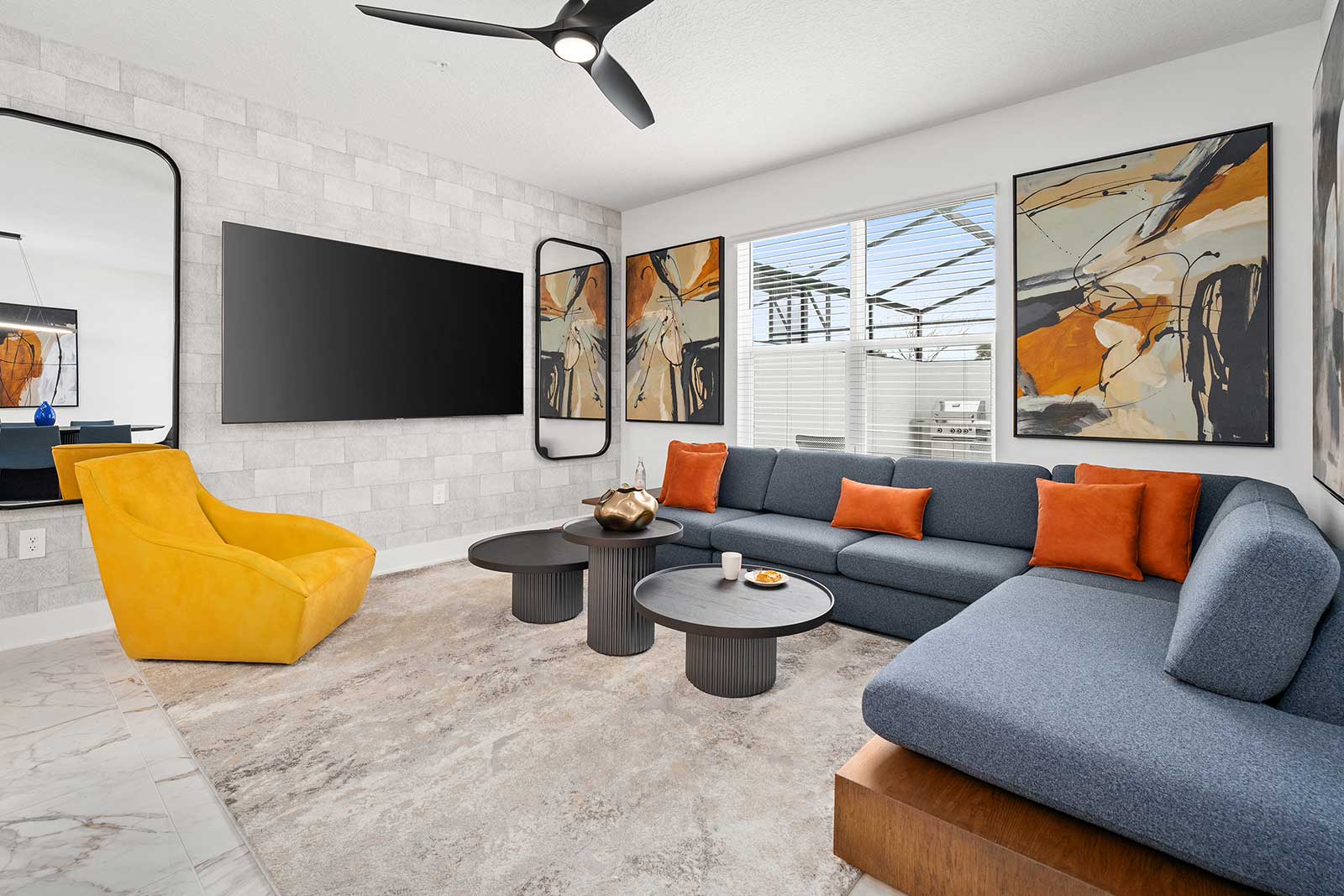 Villa Alisio Baldwin Park: Luxury 4-Bedroom Villa with Private Pool and Gym, Orange County
