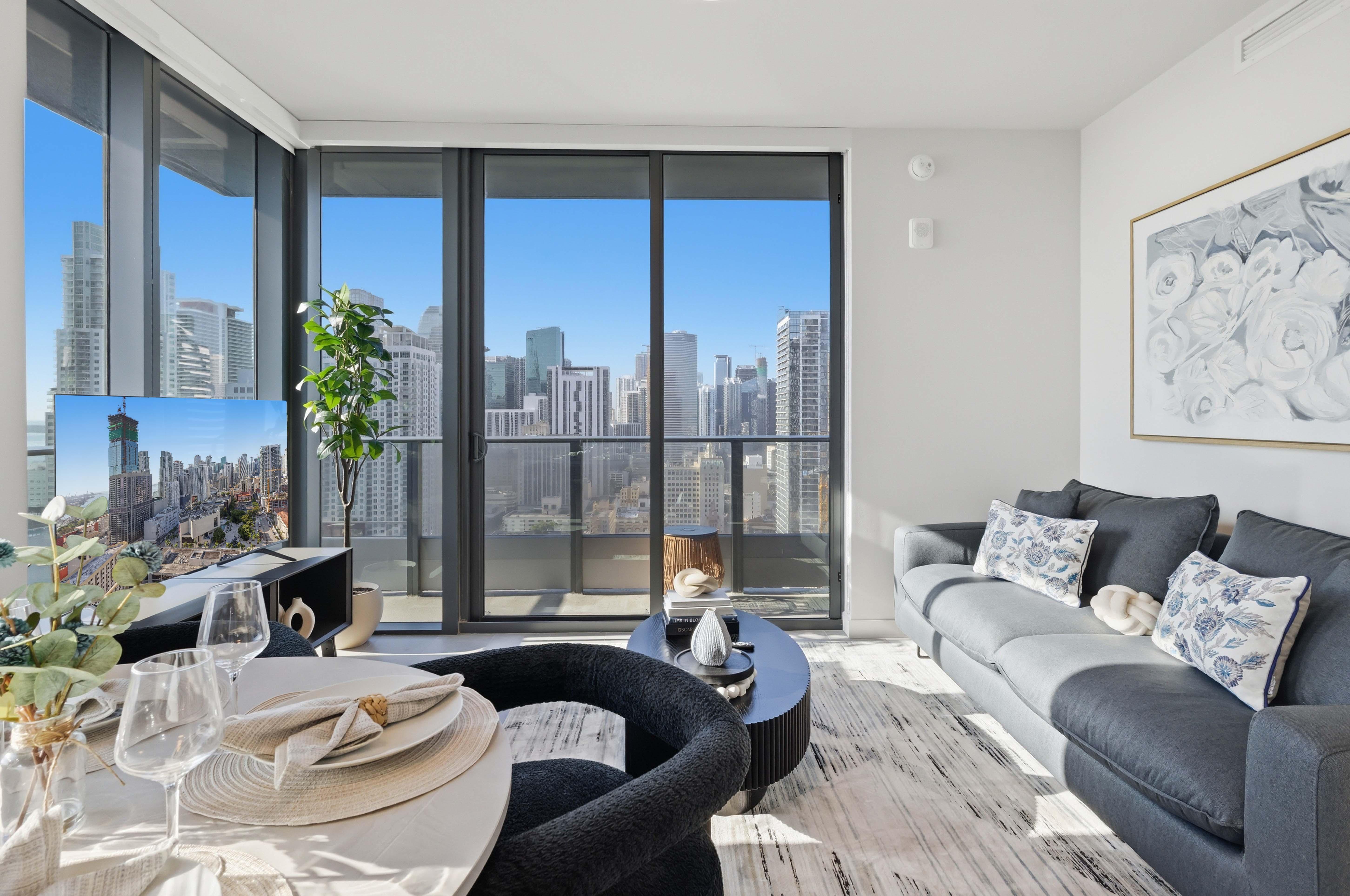 Villa Olivo Wynwood Downtown Miami: Luxury 2-Bedroom Apartment with Pool and Sea Views, Downtown Miami