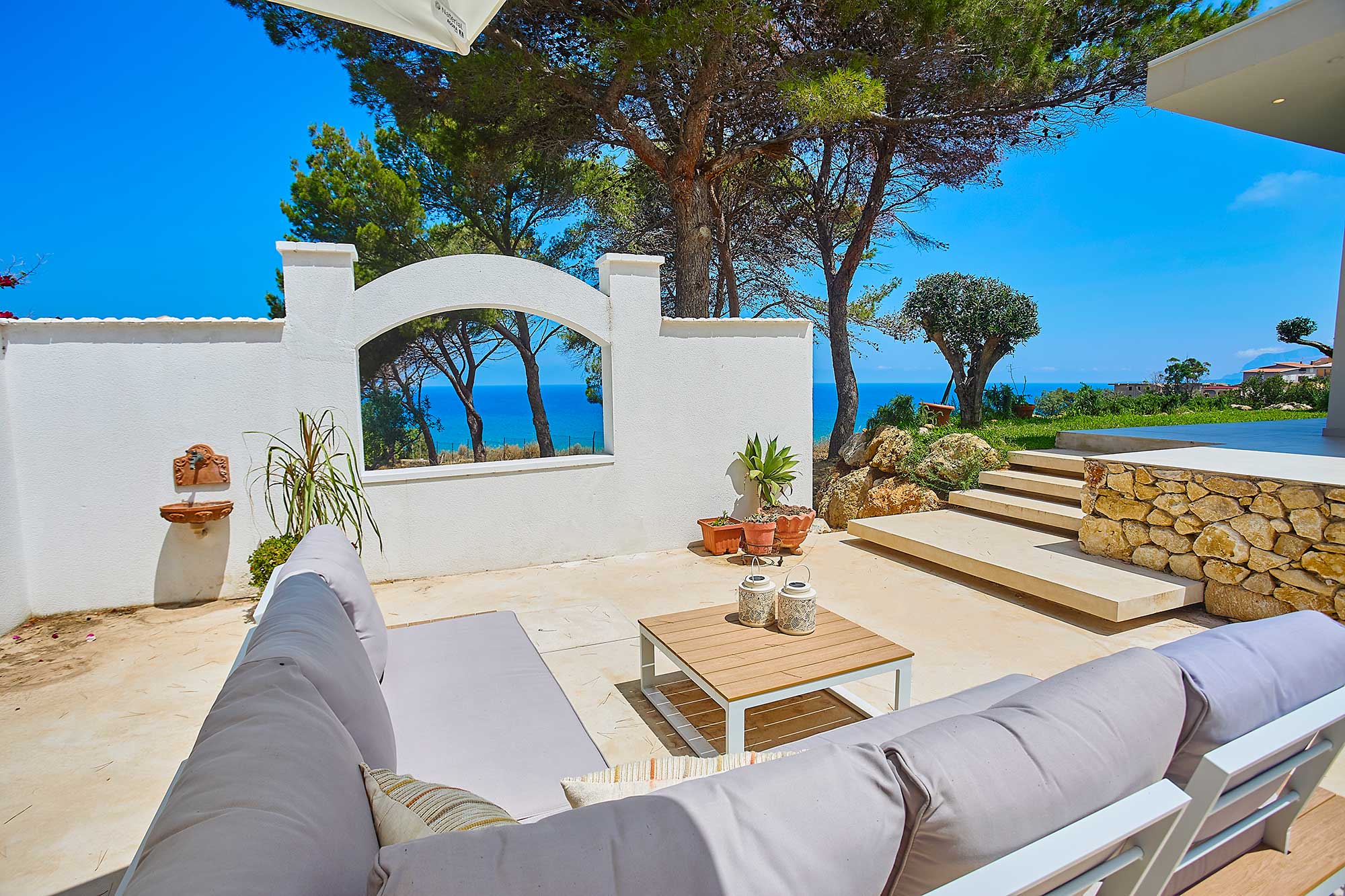 Villa Amaranto Cala Mazzo Trapani: Luxury 3-Bedroom Villa with Sea Views and Spa Near Cala Mazzo, Trapani
