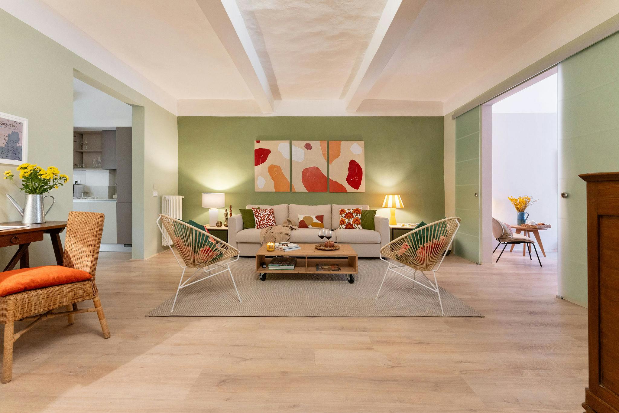 Villa Amaranto Lamione Accademia: Luxury 2-Bedroom Apartment with Spa and Air-Con, Accademia Florence