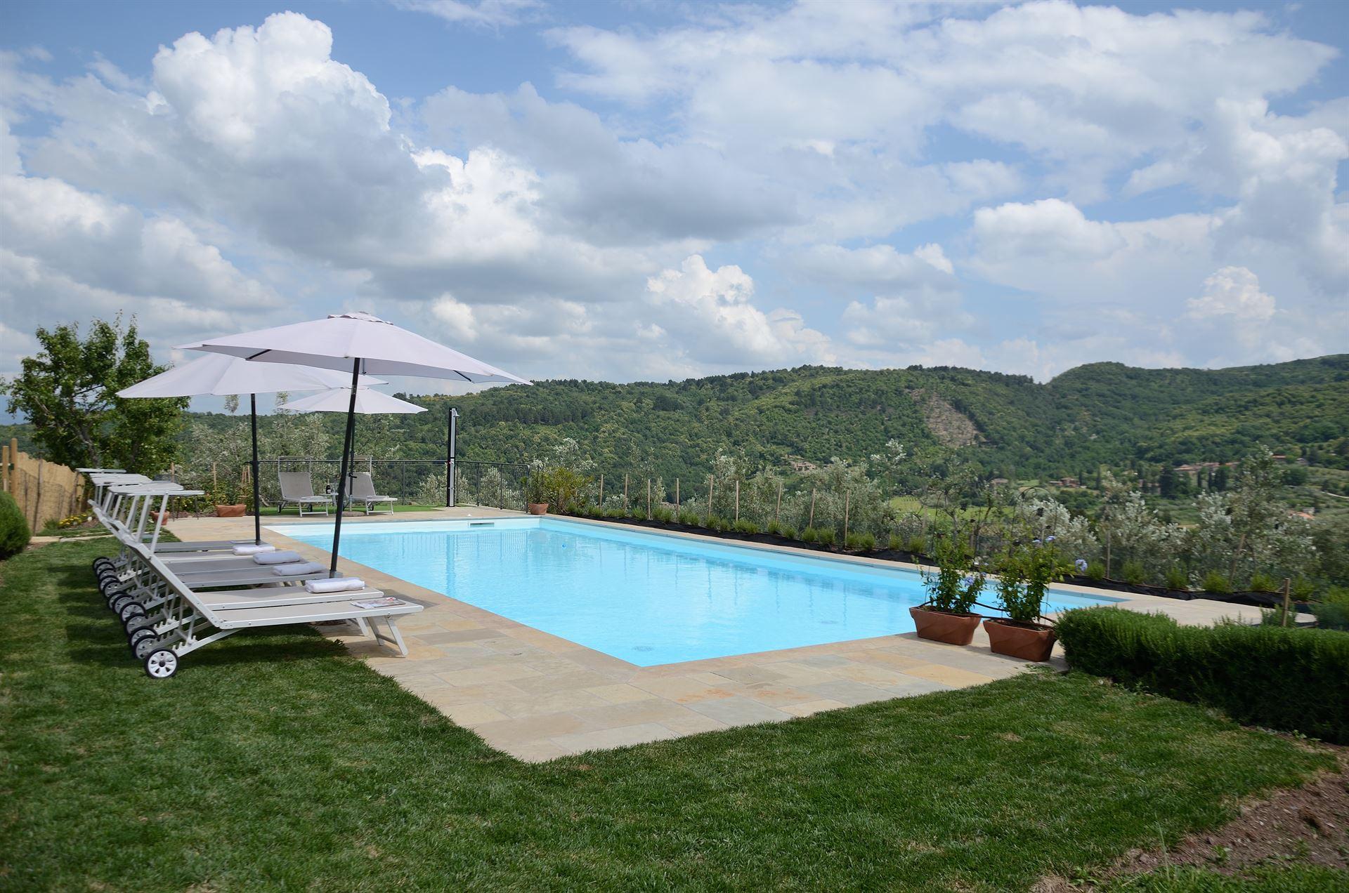 Villa Amaranto Lucolena Chianti: Luxury 5-Bedroom Villa with Private Pool in Chianti Countryside