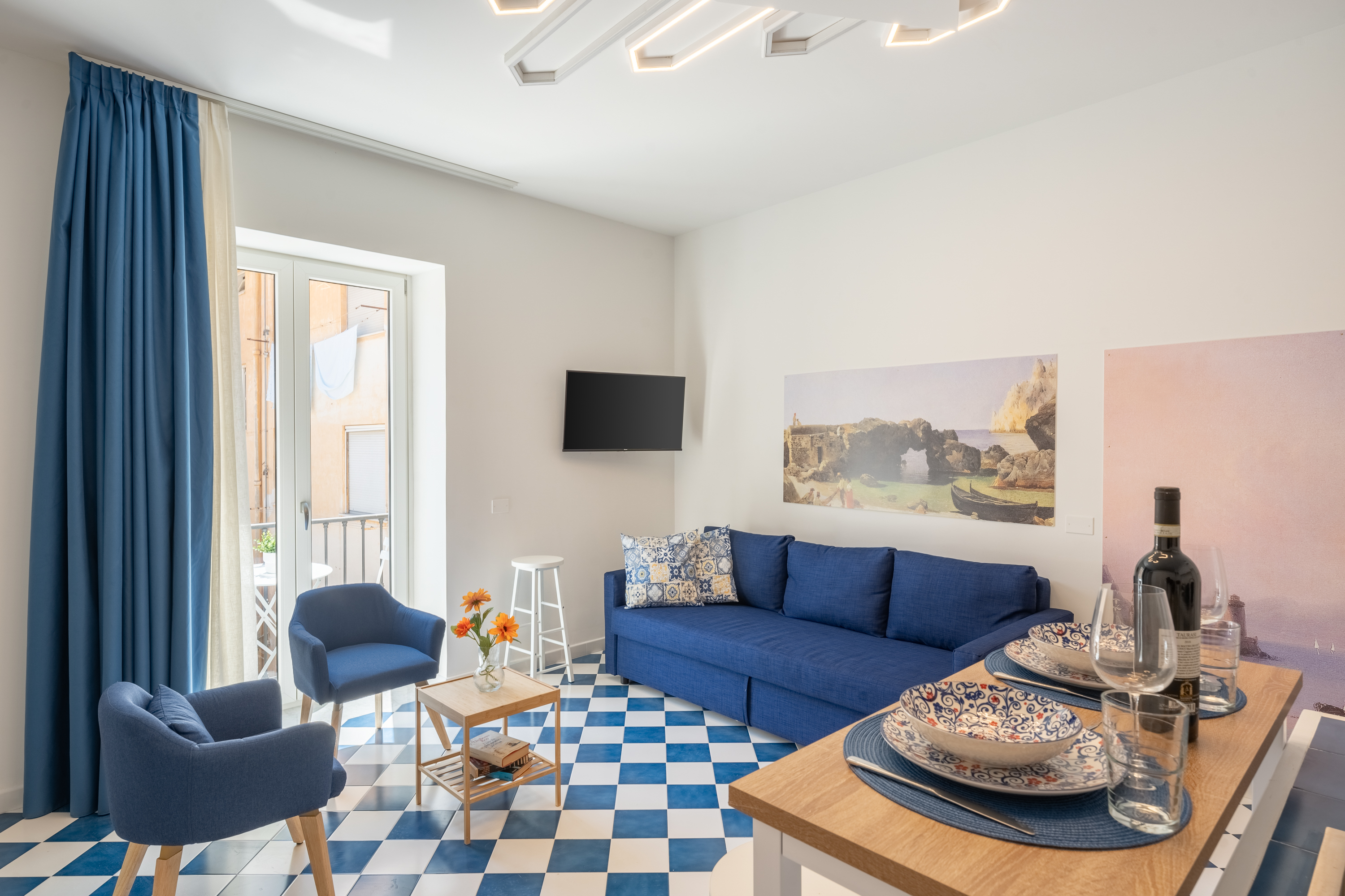 Villa Amaranto Nerano Sorrento: Elegant 2-Bedroom Apartment with Air-Con and Private Parking, Sorrento