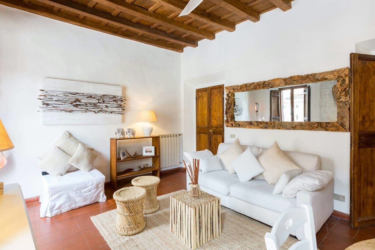 Villa Amaranto Parione Roma: Luxury 2-Bedroom Apartment with Spa and Air-Con, Campo de’ Fiori, Rome