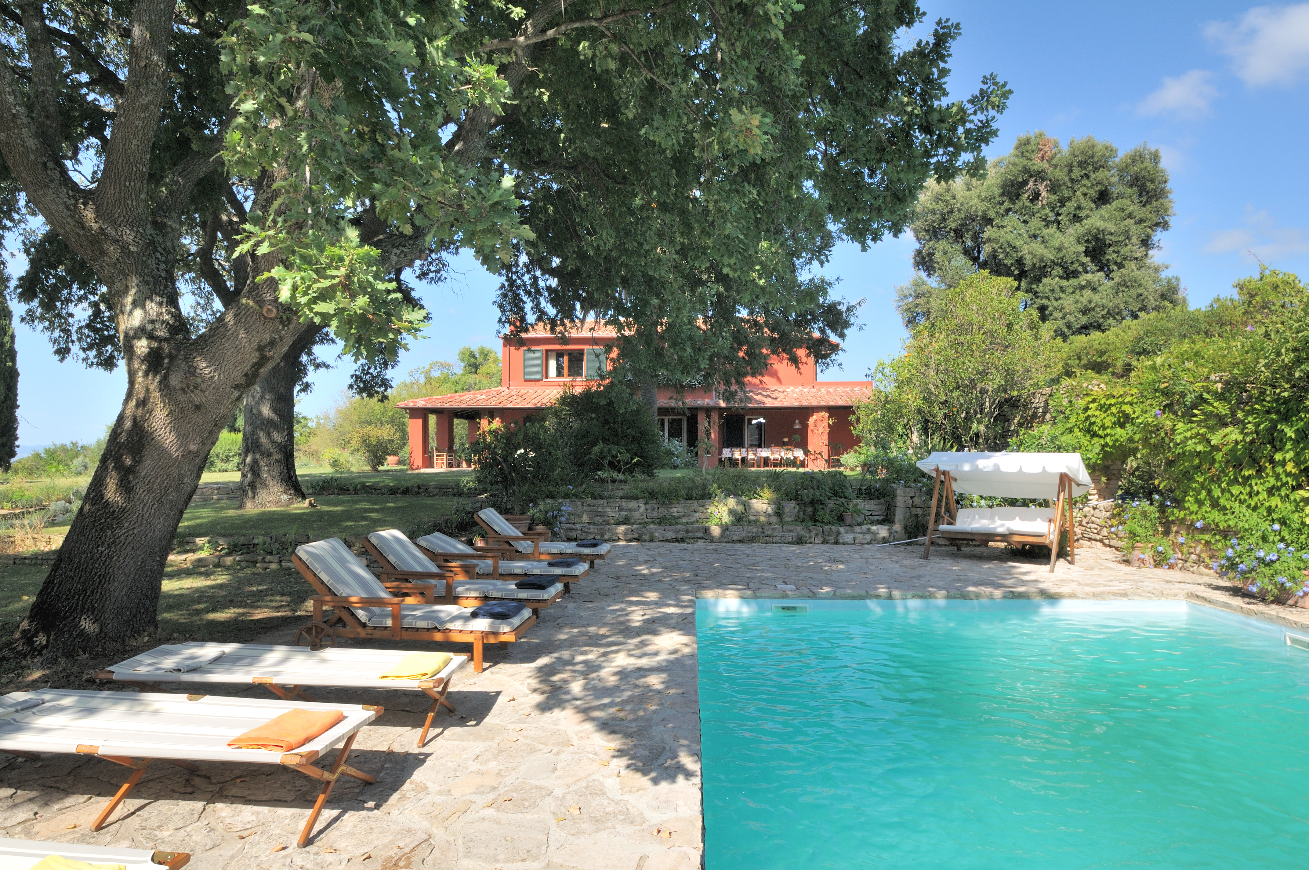 Villa Amaranto Poggio Castagneto: Luxury 7-Bedroom Villa with Pool, Tennis Court and Sea Views, Tuscany