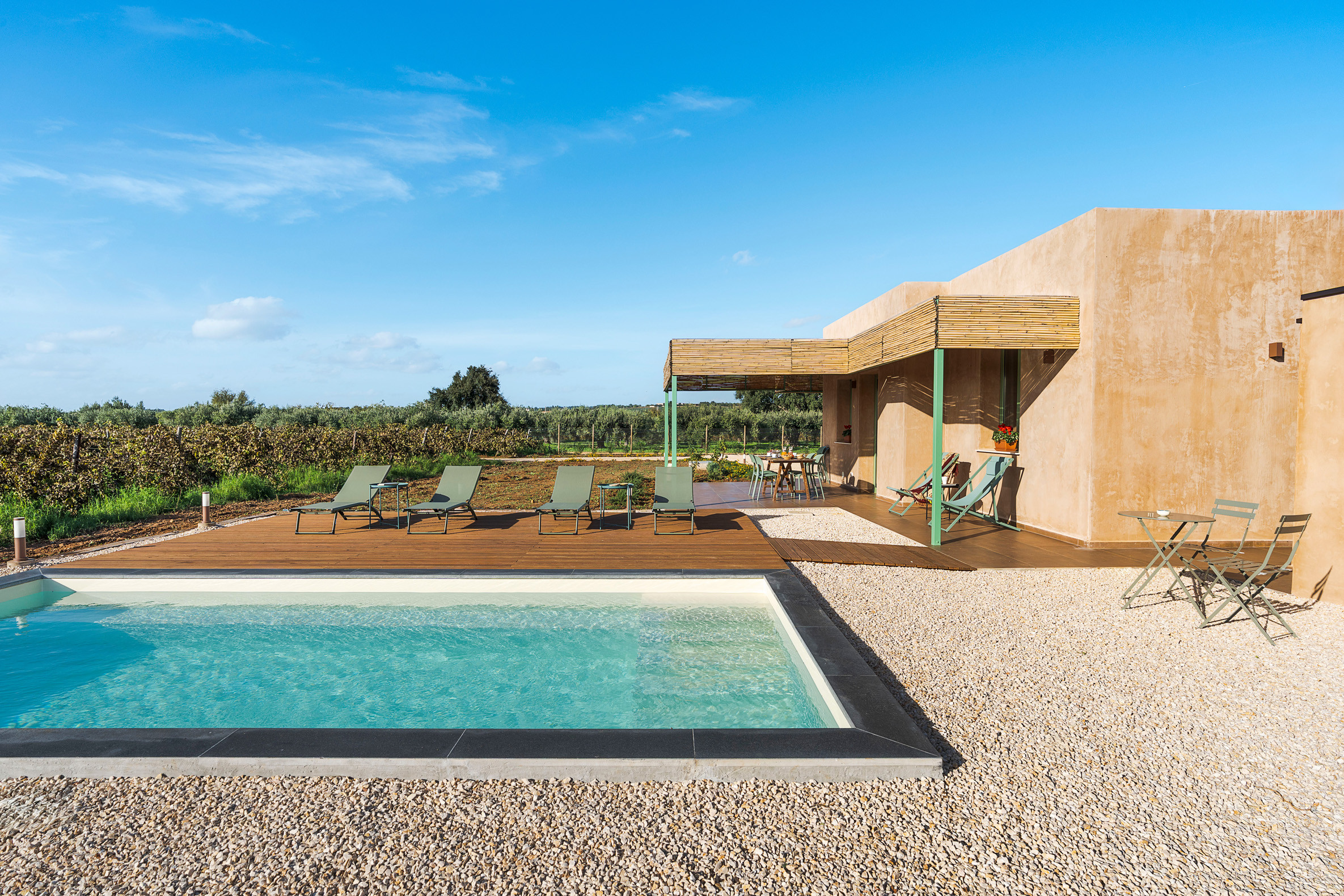 Villa Ambrato Cala San Vito: Luxury 2-Bedroom Villa with Private Pool and Air Conditioning, Sicily