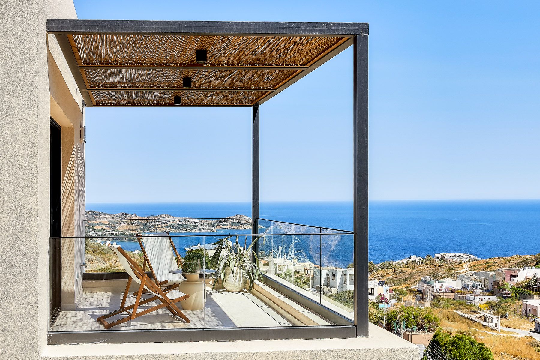 Villa Amethystos Archanes Heraklion: 6-Bedroom Sea View Villa with Heated Pool and Spa near Herak
