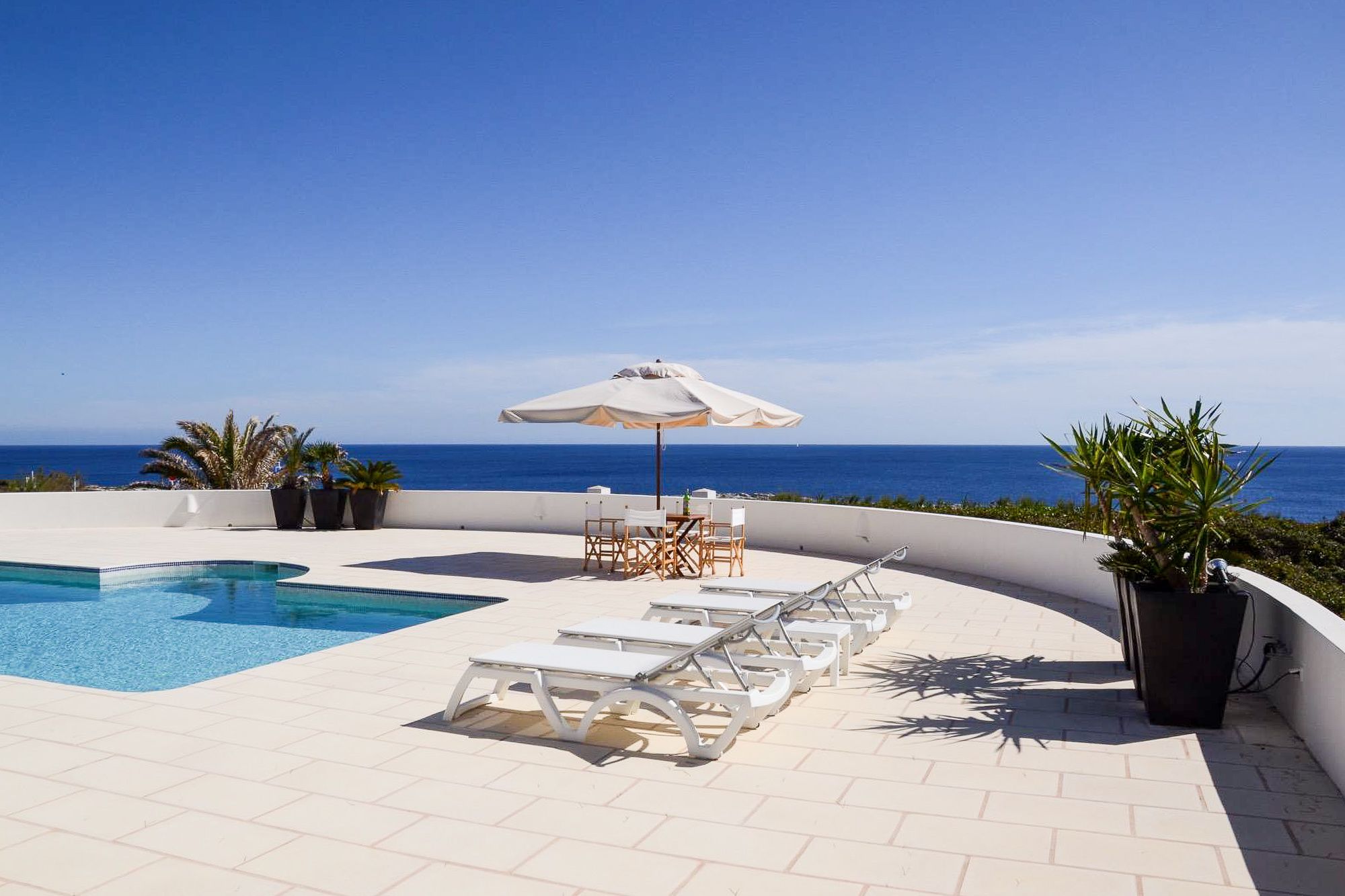 Villa Azahar Binibèquer Menorca: 4-Bedroom Seafront Villa with Spa & Sea Views in Menorca, Sp