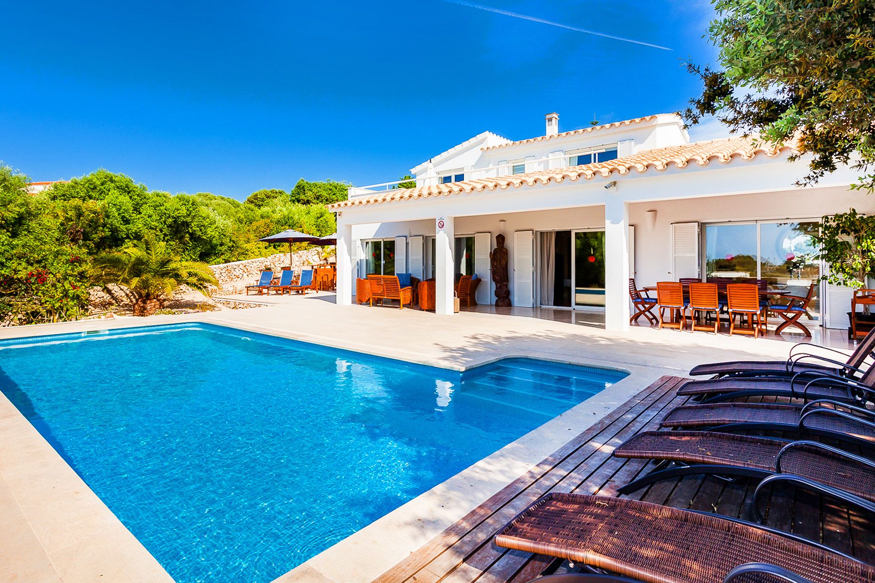 Villa Azahar Torretí Binibeca: 6-Bedroom Sea View Villa with Spa & Tennis Court in Binibèqu