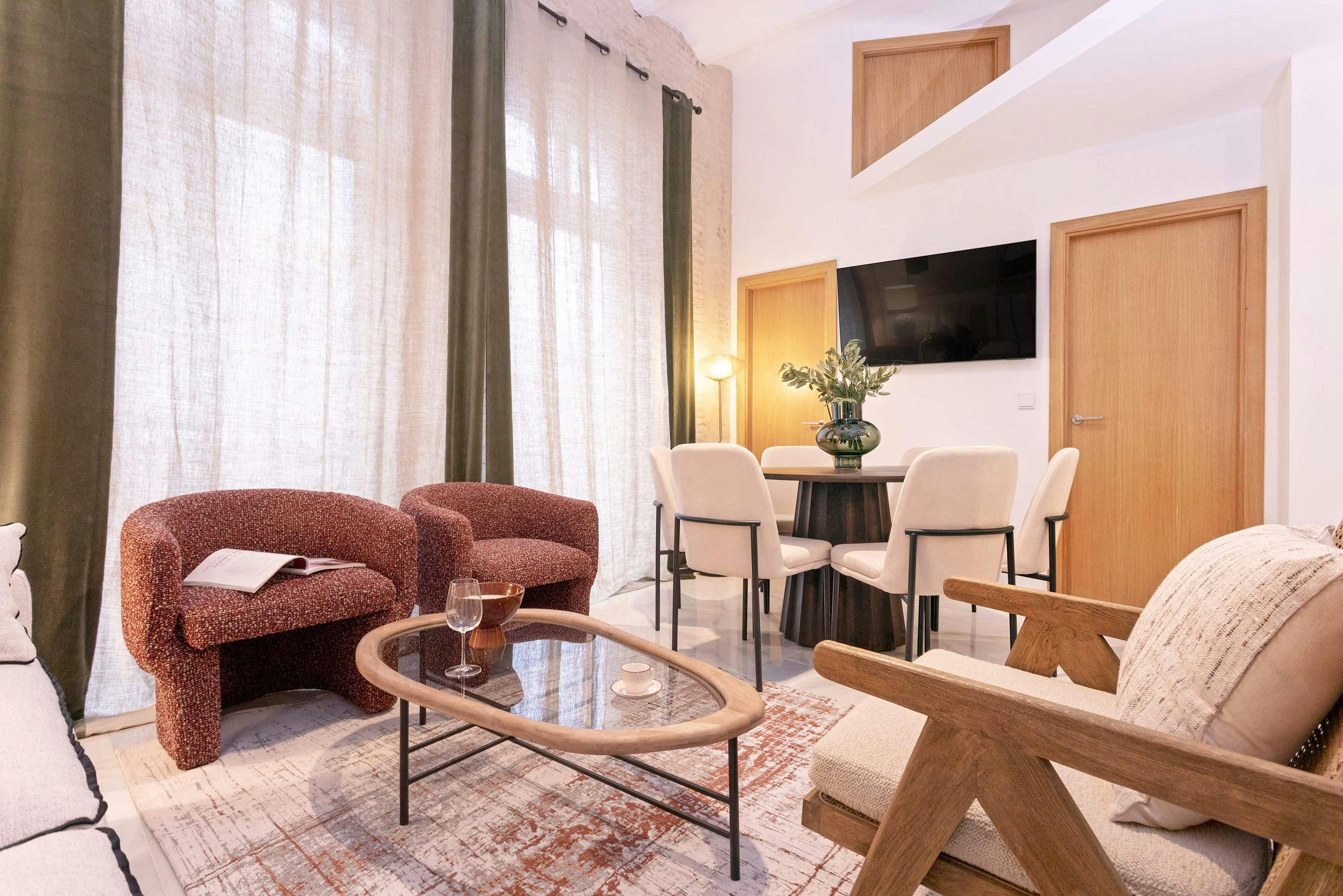 Villa Bermejo Macarena Sevilla: Luxury 3-Bedroom Apartment with Spa and Air-Con, Sevilla