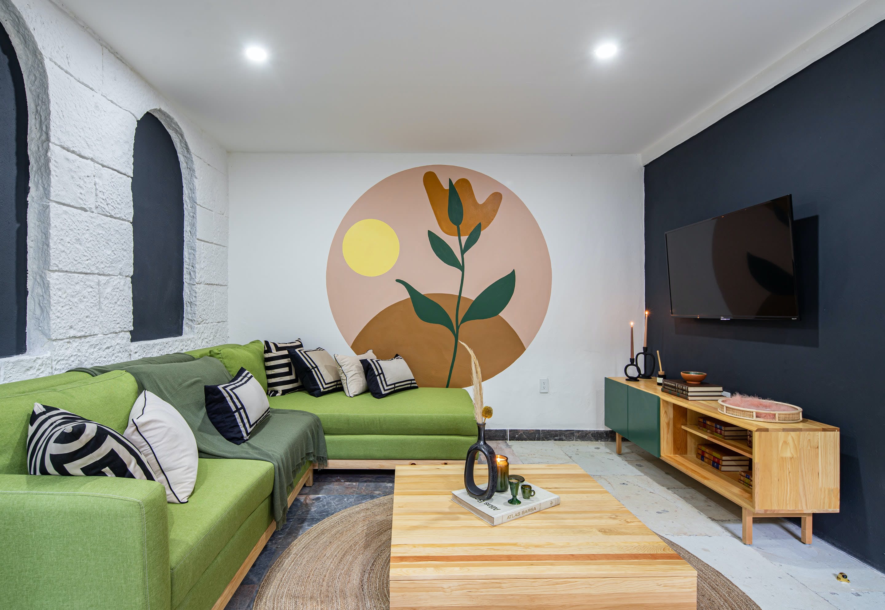 Villa Bermejo Xochimilco Oaxaca: Luxury 3-Bedroom Apartment with Air-Con and Spa Facilities, Oaxaca