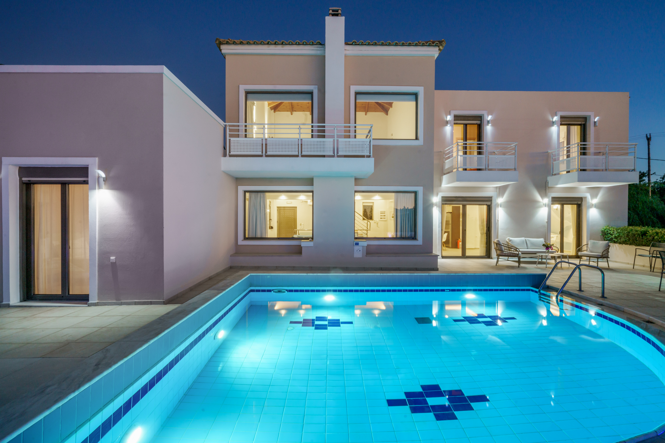Villa Boreas Skouloufia Rethymno: Luxury 4-Bedroom Villa with Private Pool and Sea Views, Rethymno Crete