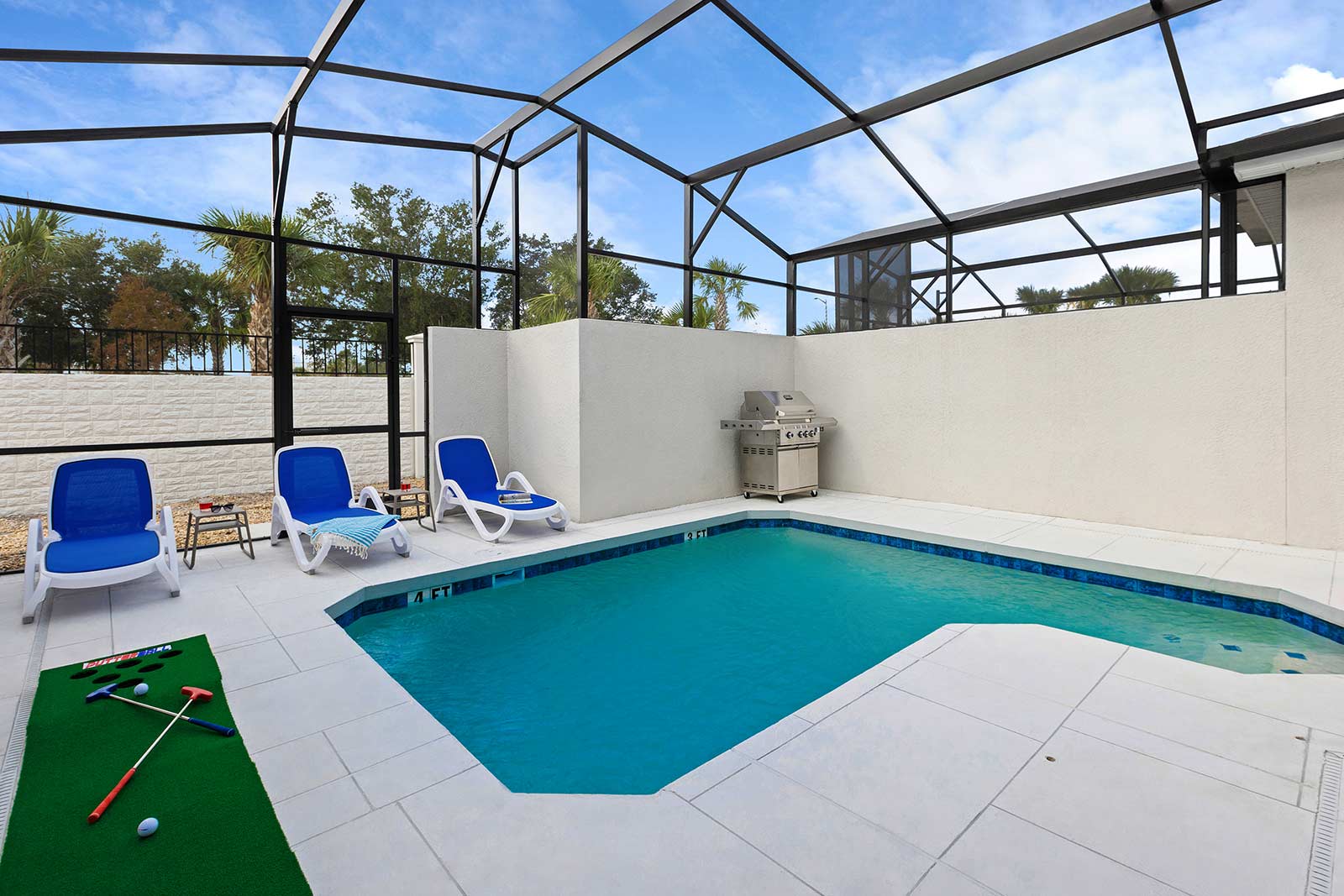 Villa Boreas Tuskawilla Winterpark: Luxury 4-Bedroom Villa with Private Pool and Gym, Orange County Florida