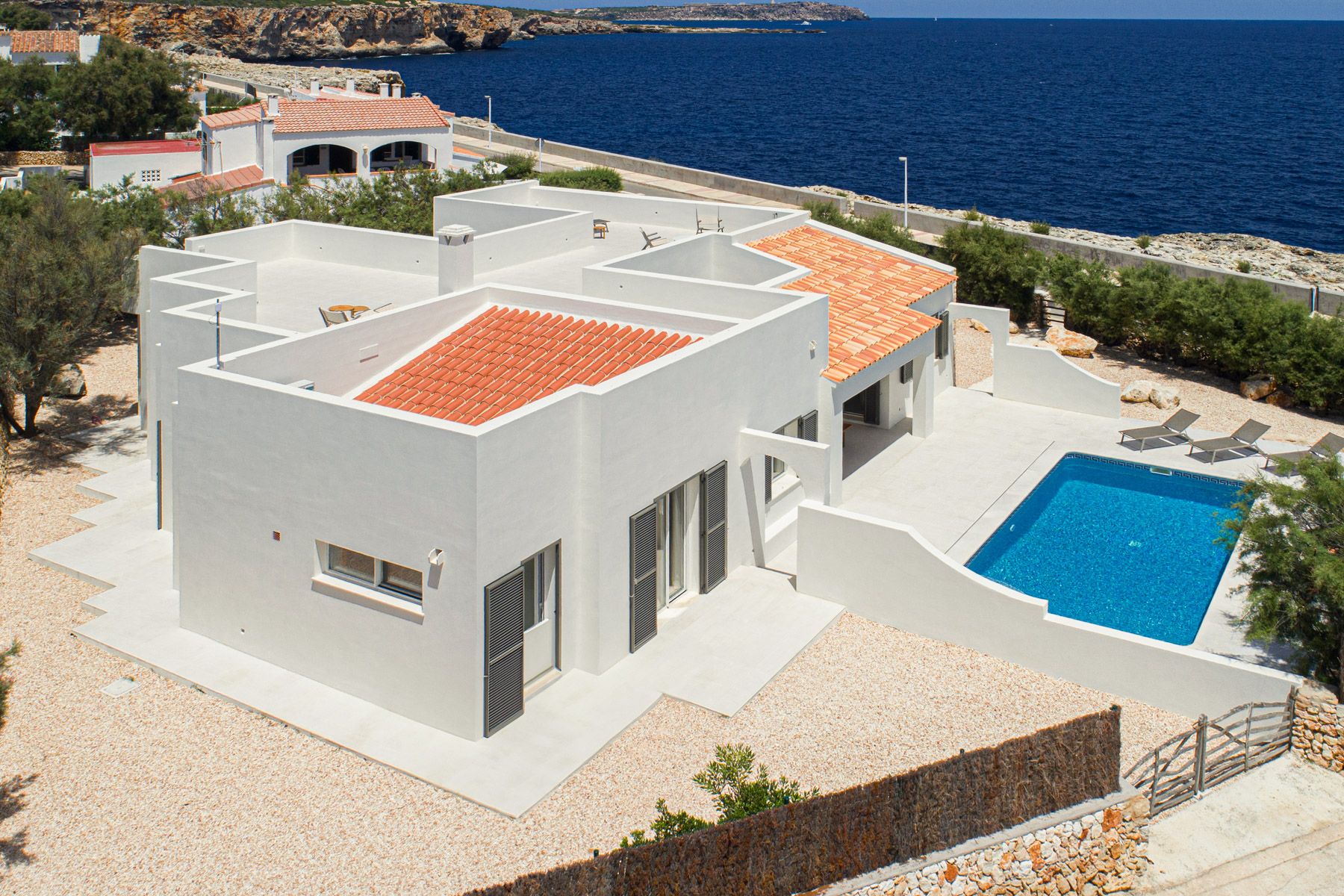 Villa Brisa Alcaufar Menorca: 5-Bedroom Seafront Villa with Spa and Mediterranean Views in