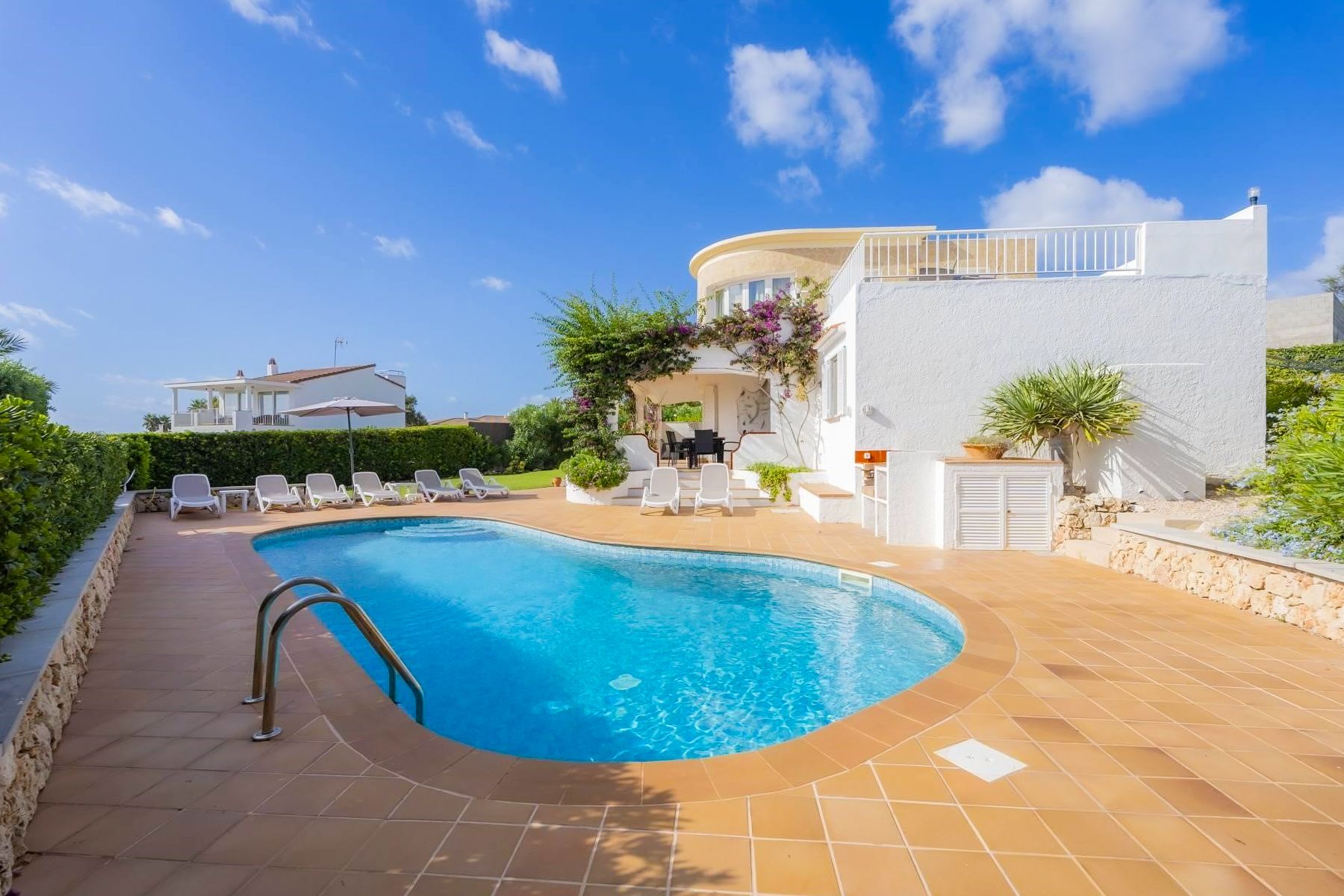Villa Brisa Alcaufar Menorca: 4-Bedroom Sea View Villa with Private Pool and Spa in S’Alga