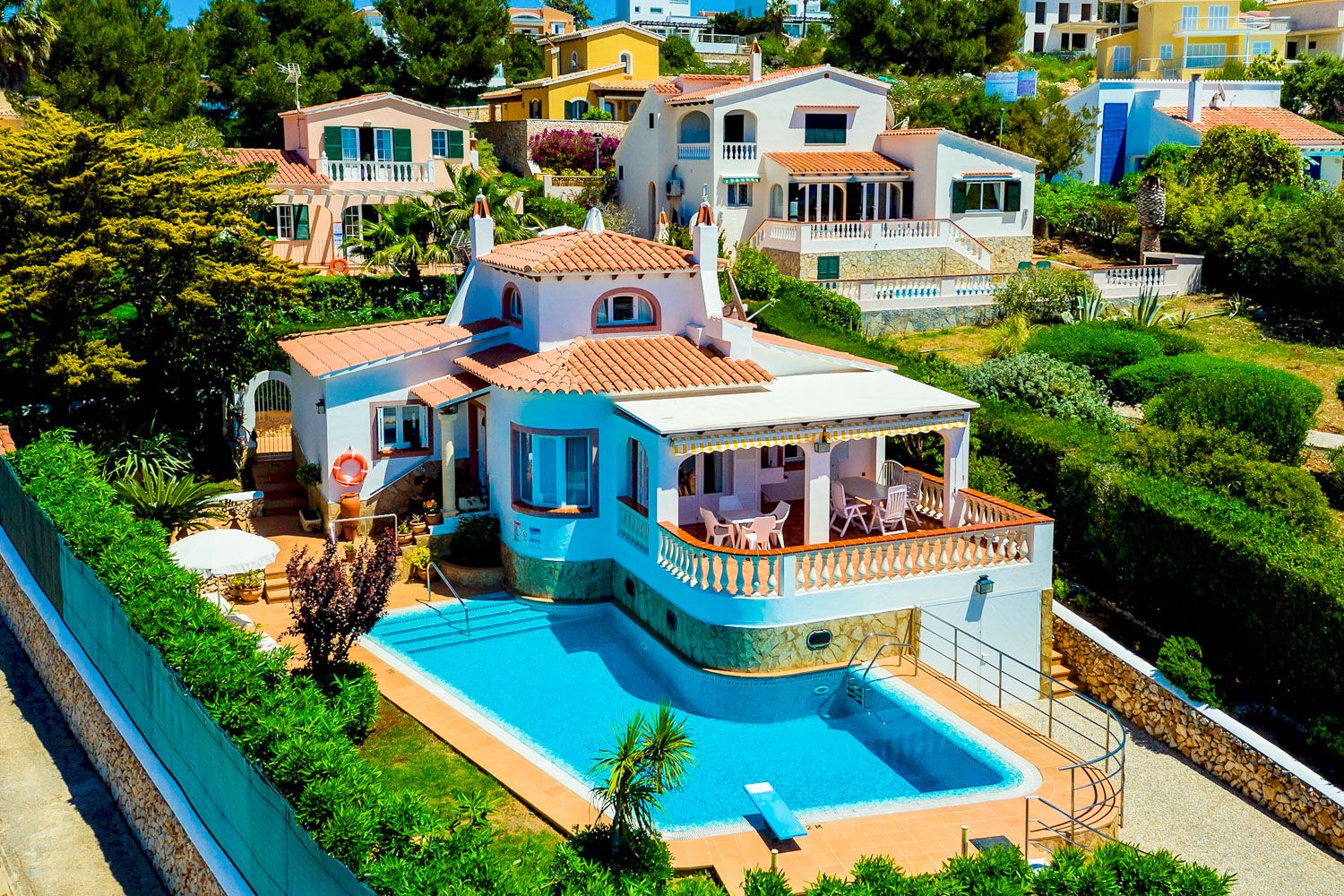 Villa Brisa Torresolí Menorca: 3-Bedroom Sea View Villa with Private Pool and Spa in Son Bo