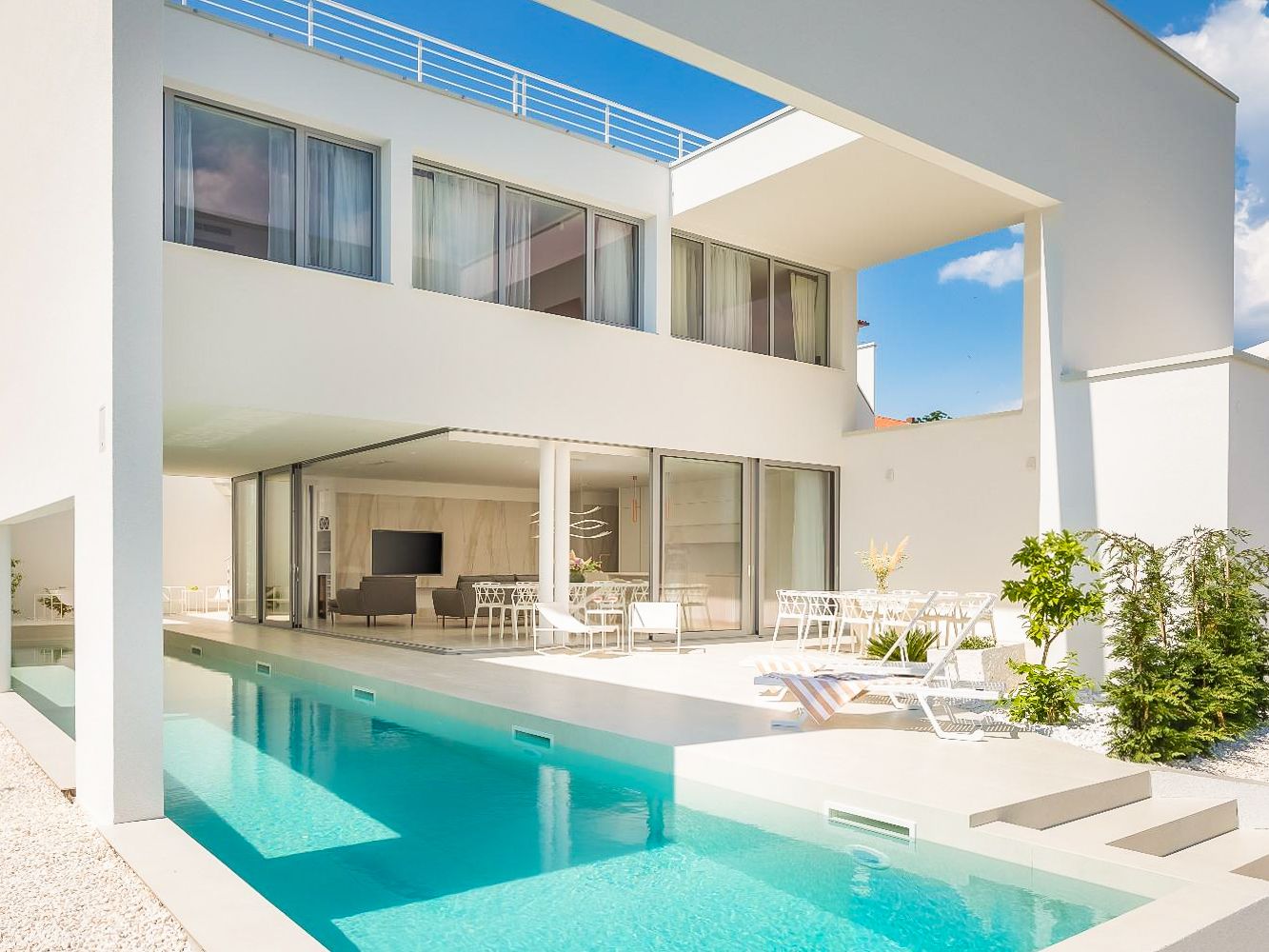 Villa Bura Čiovo Trogir: 4-Bedroom Villa with Heated Pool and Spa Near Trogir, Croati
