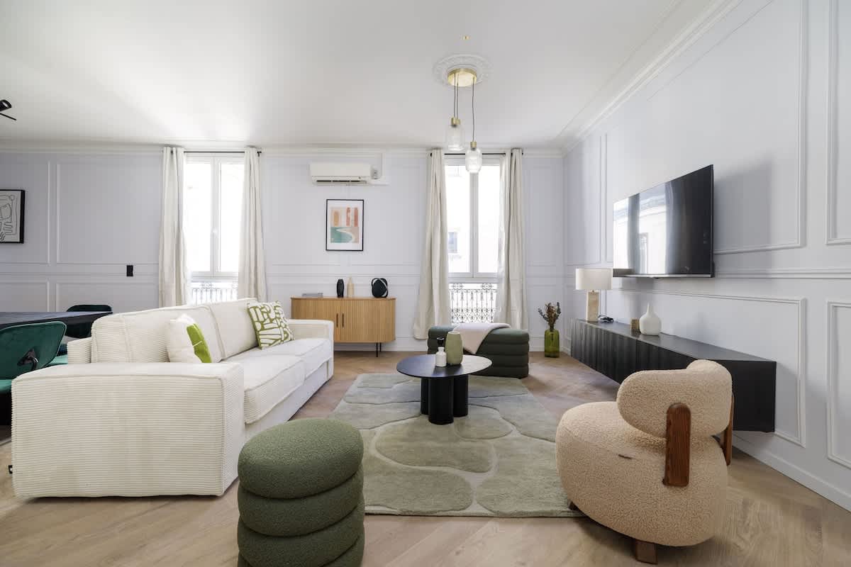 Villa Céladon Chaillot Paris: Luxury 3-Bedroom Apartment with Spa and Air-Con, Arc de Triomphe – Champs-Élysées Paris