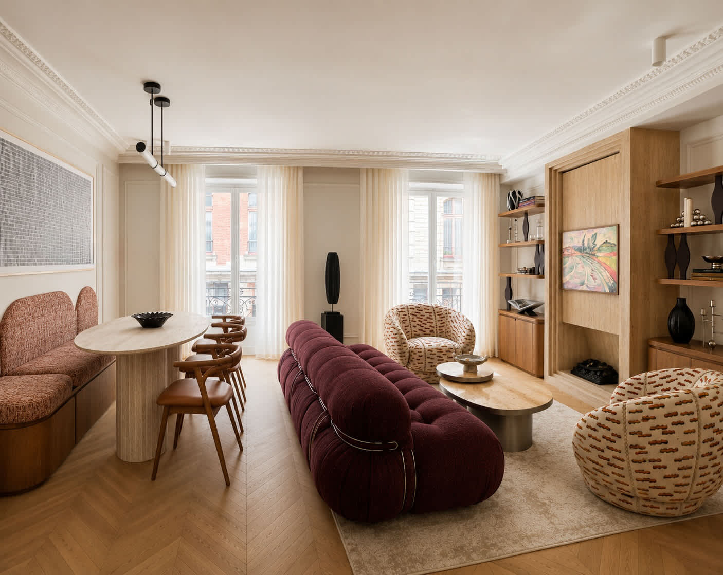 Villa Céladon Odéon Paris: Luxury 3-Bedroom Apartment with Spa and Air Conditioning, Saint Germain des Prés