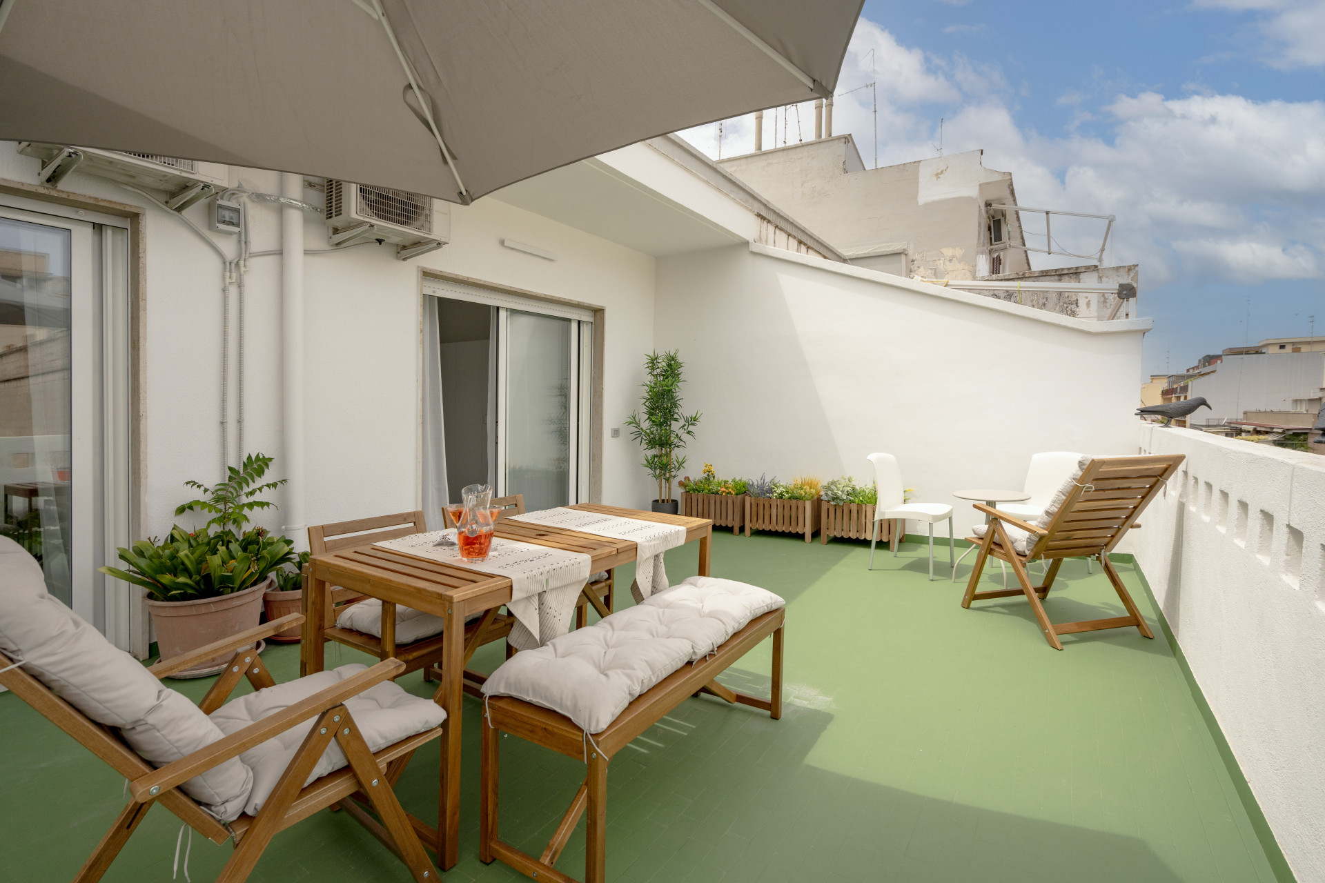 Villa Ceruleo Lamione San Nicola: Luxury 2-Bedroom Apartment with Sea Views and Rooftop Terrace, Bari